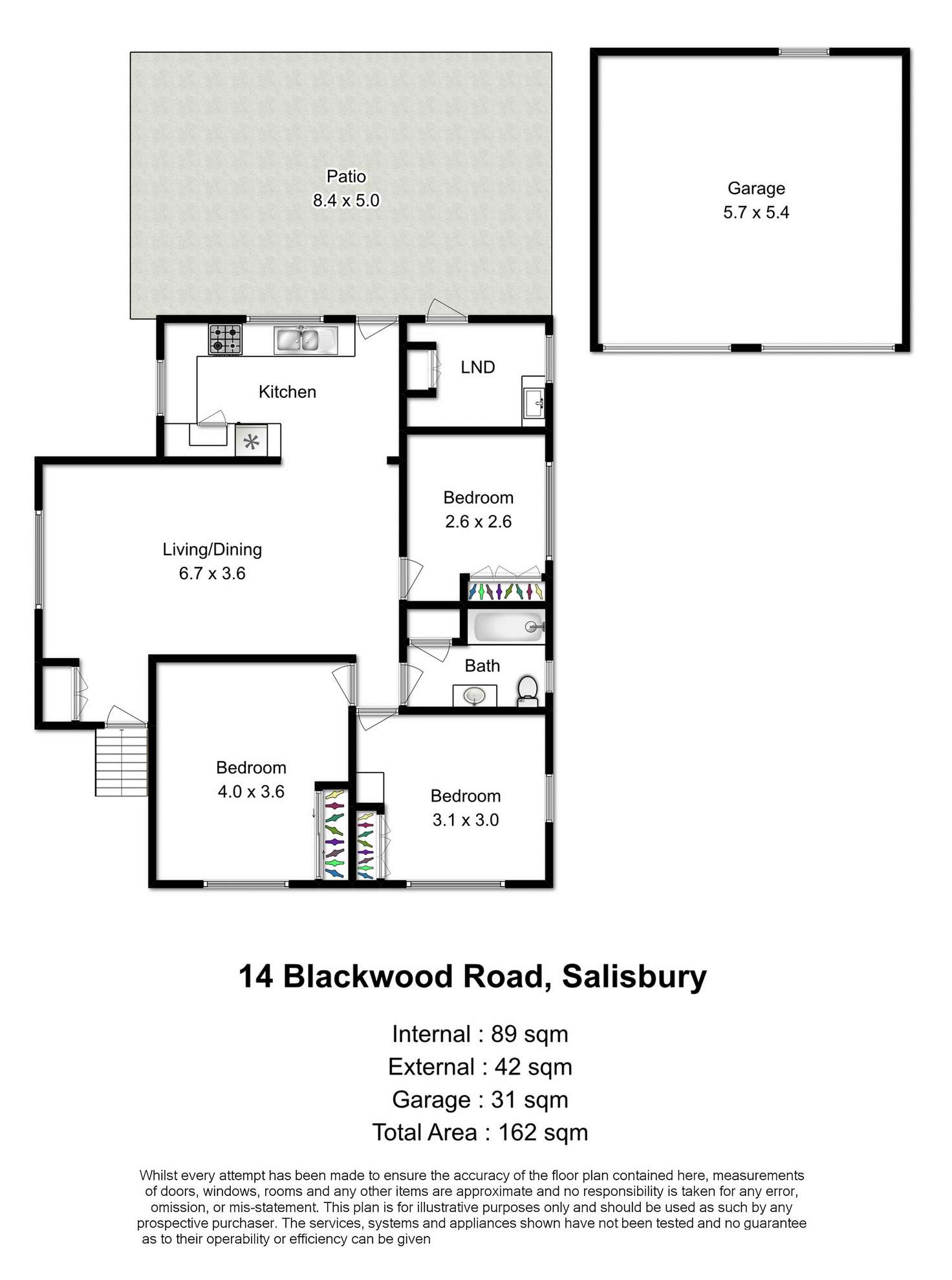 Floorplan of Homely house listing, 14 Blackwood Road, Salisbury QLD 4107