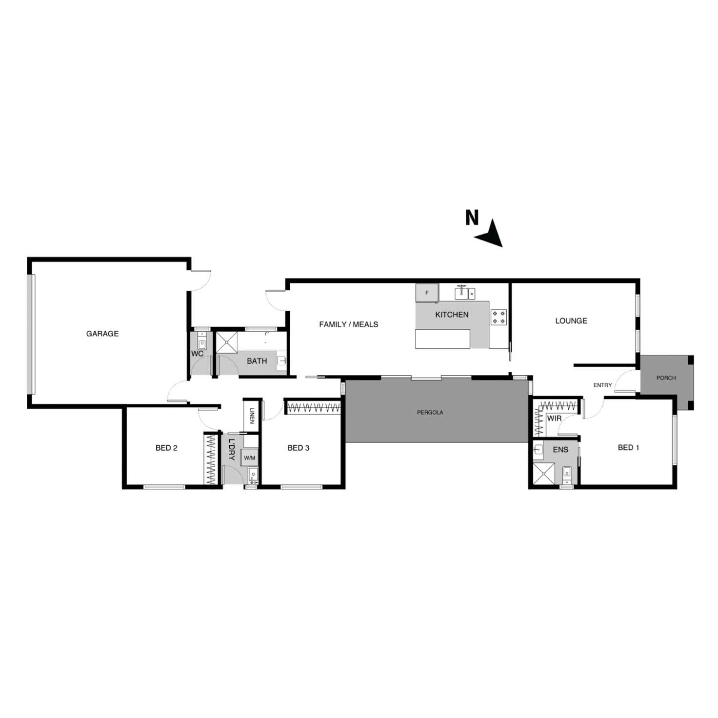 Floorplan of Homely house listing, 7 Olga Masters Street, Franklin ACT 2913