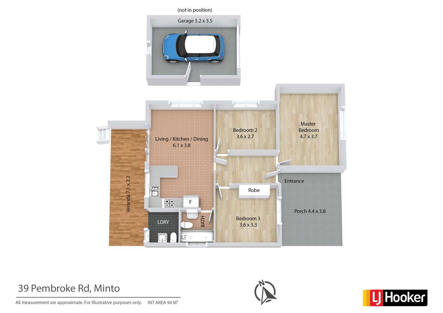 Floorplan of Homely house listing, 39 Pembroke Road, Minto NSW 2566