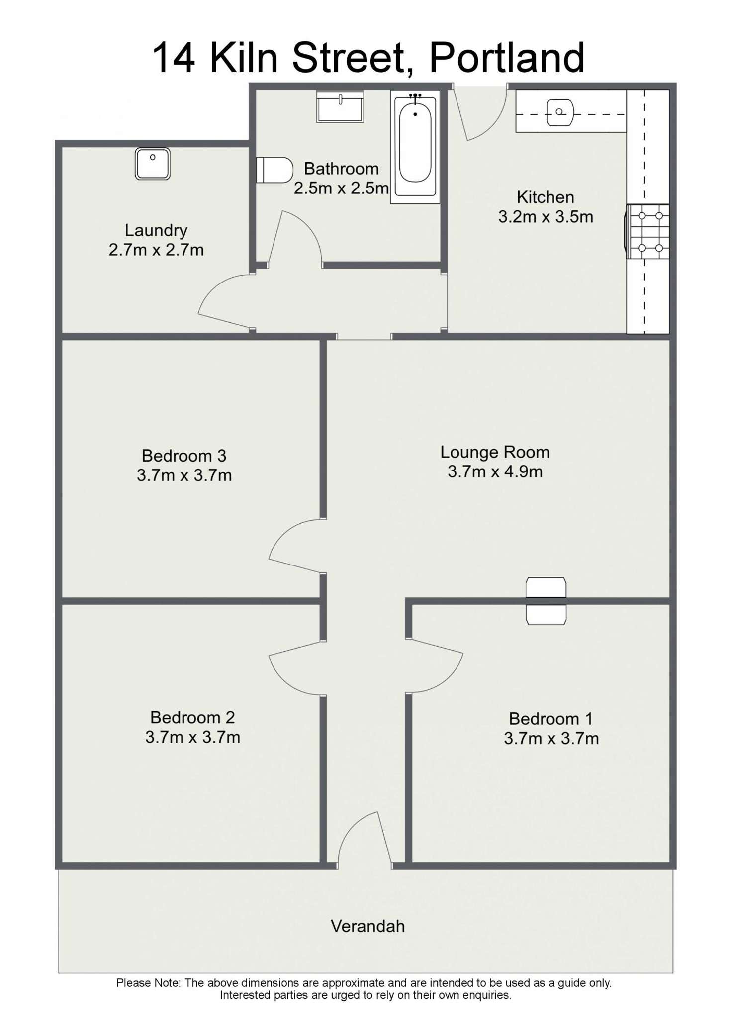 Floorplan of Homely house listing, 14 Kiln Street, Portland NSW 2847