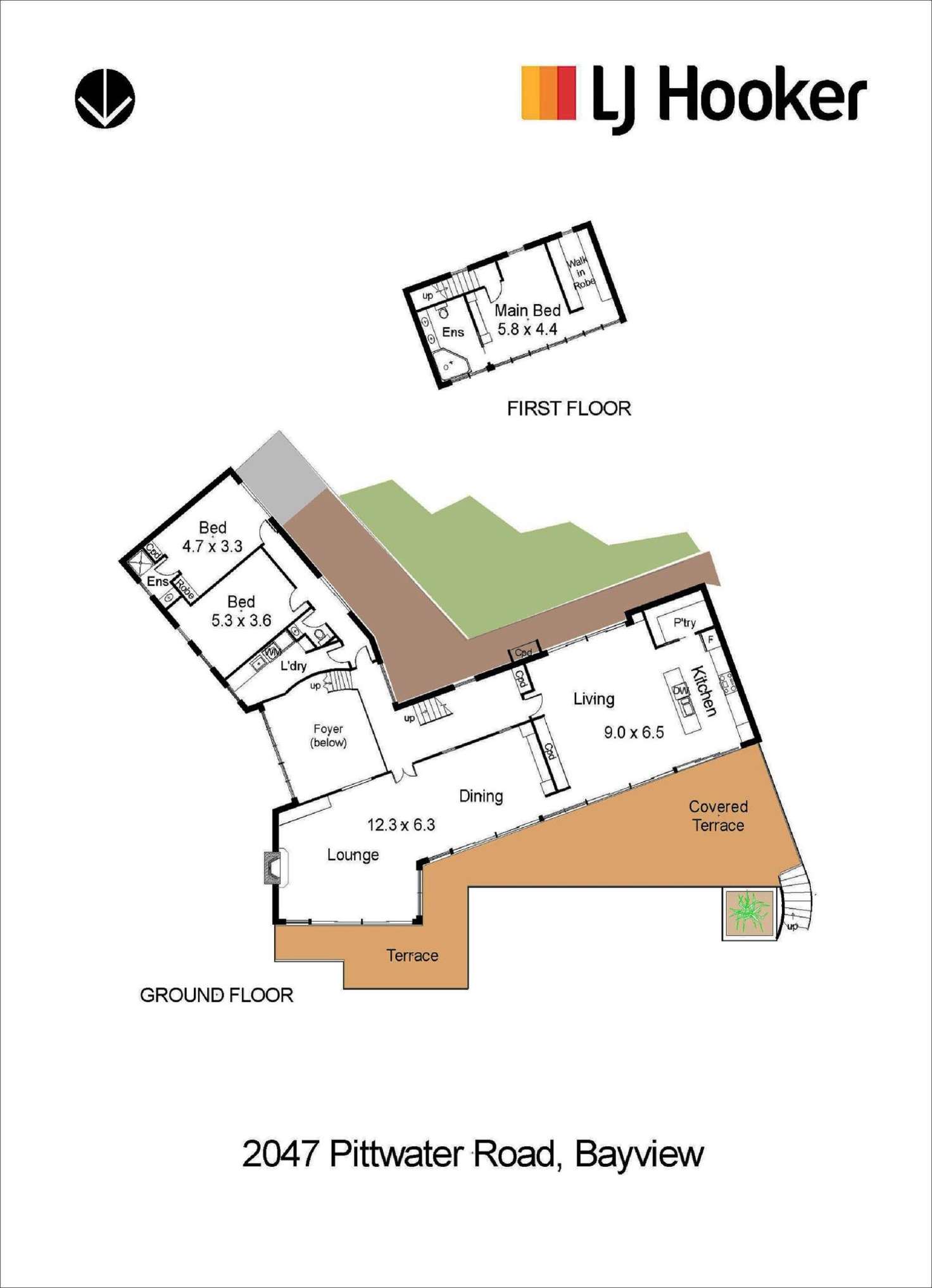 Floorplan of Homely house listing, 2047 Pittwater Road, Bayview NSW 2104