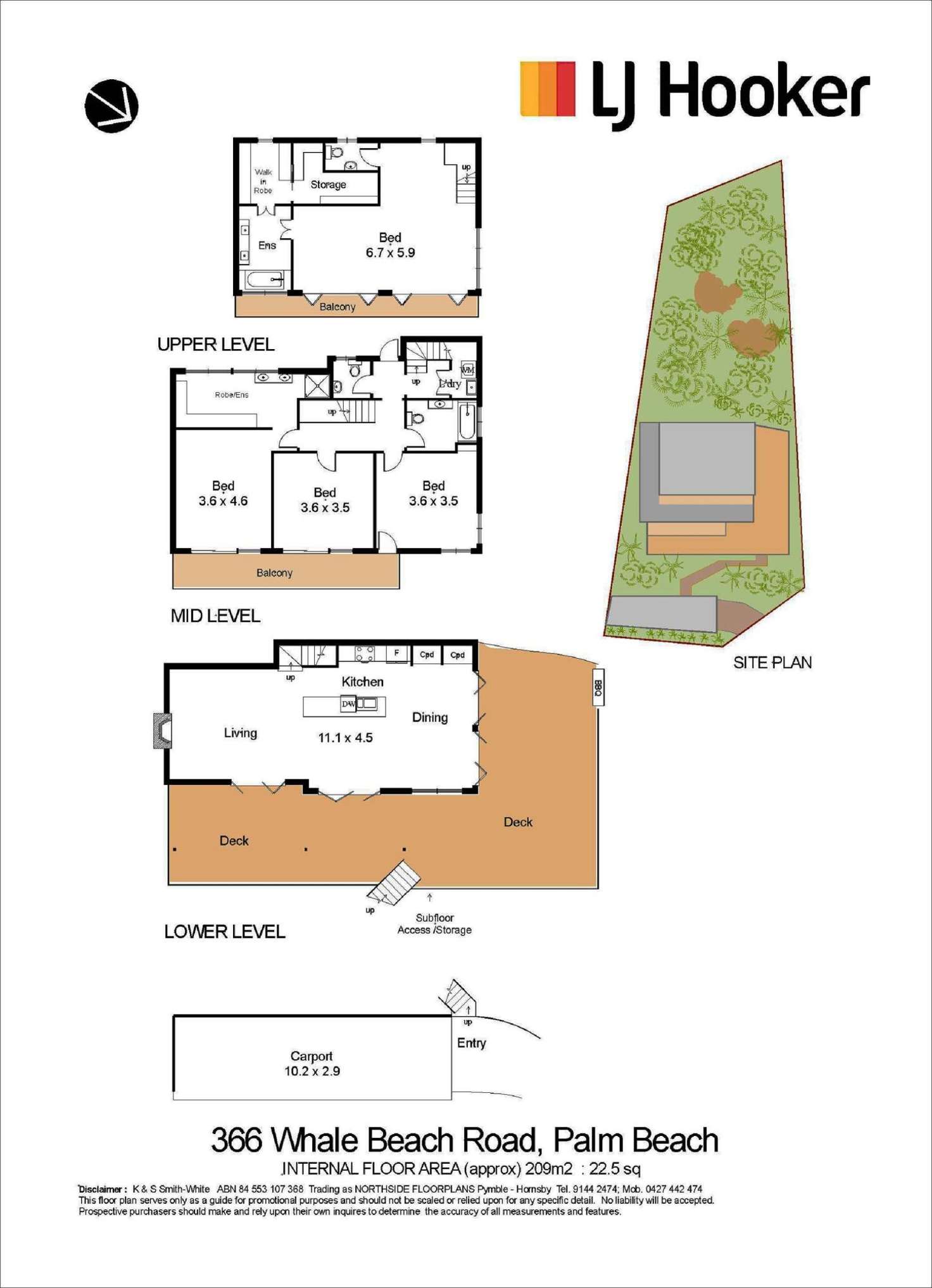 Floorplan of Homely house listing, 336 Whale Beach Road, Palm Beach NSW 2108