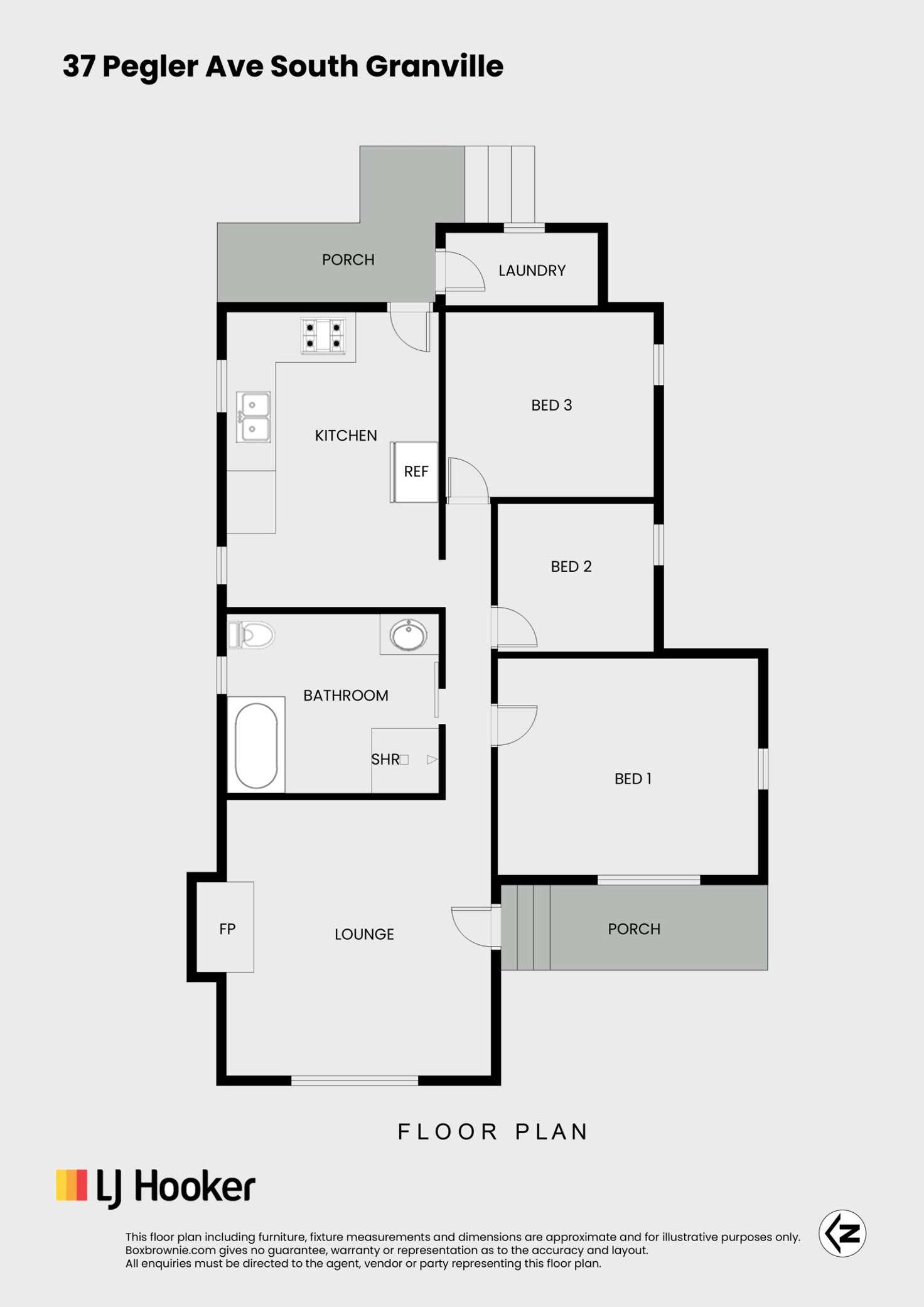 Floorplan of Homely house listing, 37 Pegler Ave, Granville NSW 2142