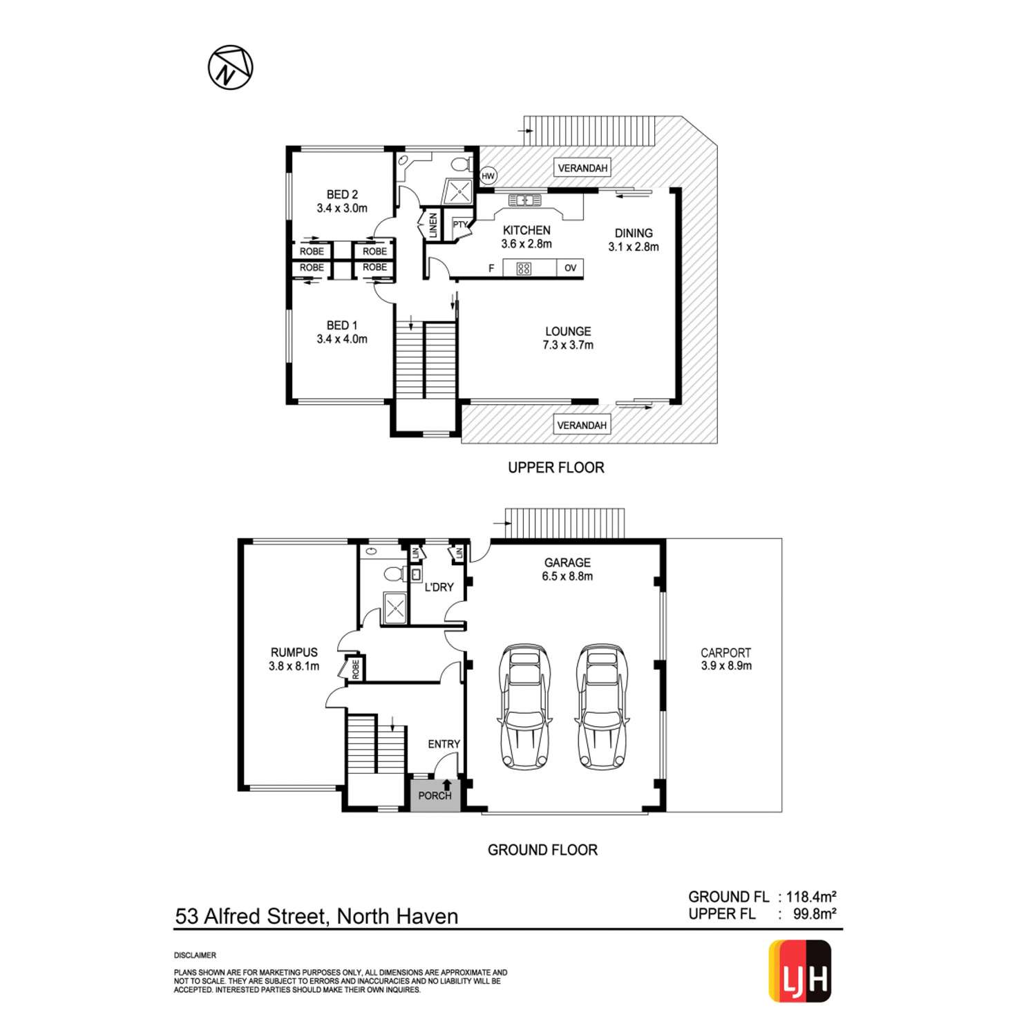 Floorplan of Homely house listing, 53 Alfred Street, North Haven NSW 2443