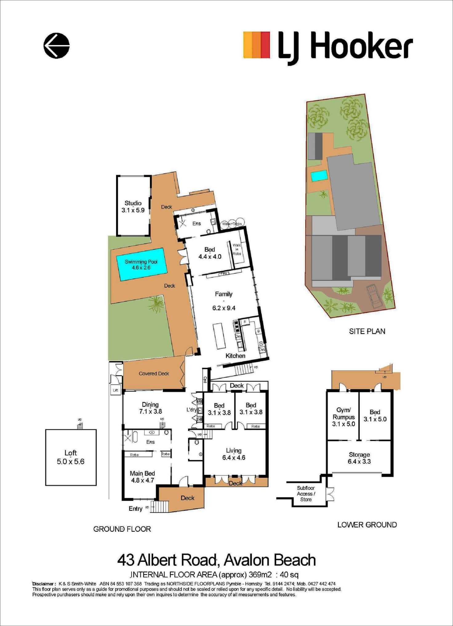 Floorplan of Homely house listing, 43 Albert Road, Avalon Beach NSW 2107