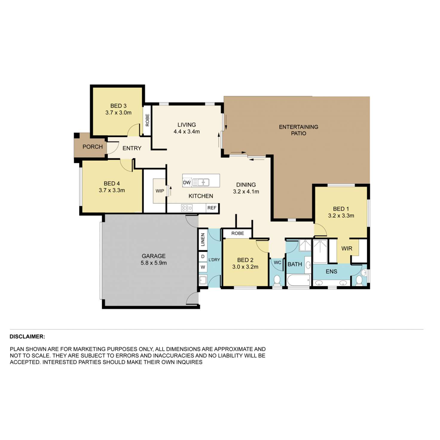 Floorplan of Homely house listing, 3 Arnica Street, Caboolture QLD 4510