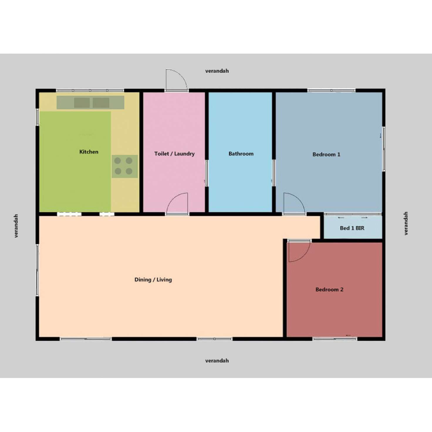 Floorplan of Homely ruralOther listing, 12 Head Court, Wagait Beach NT 822