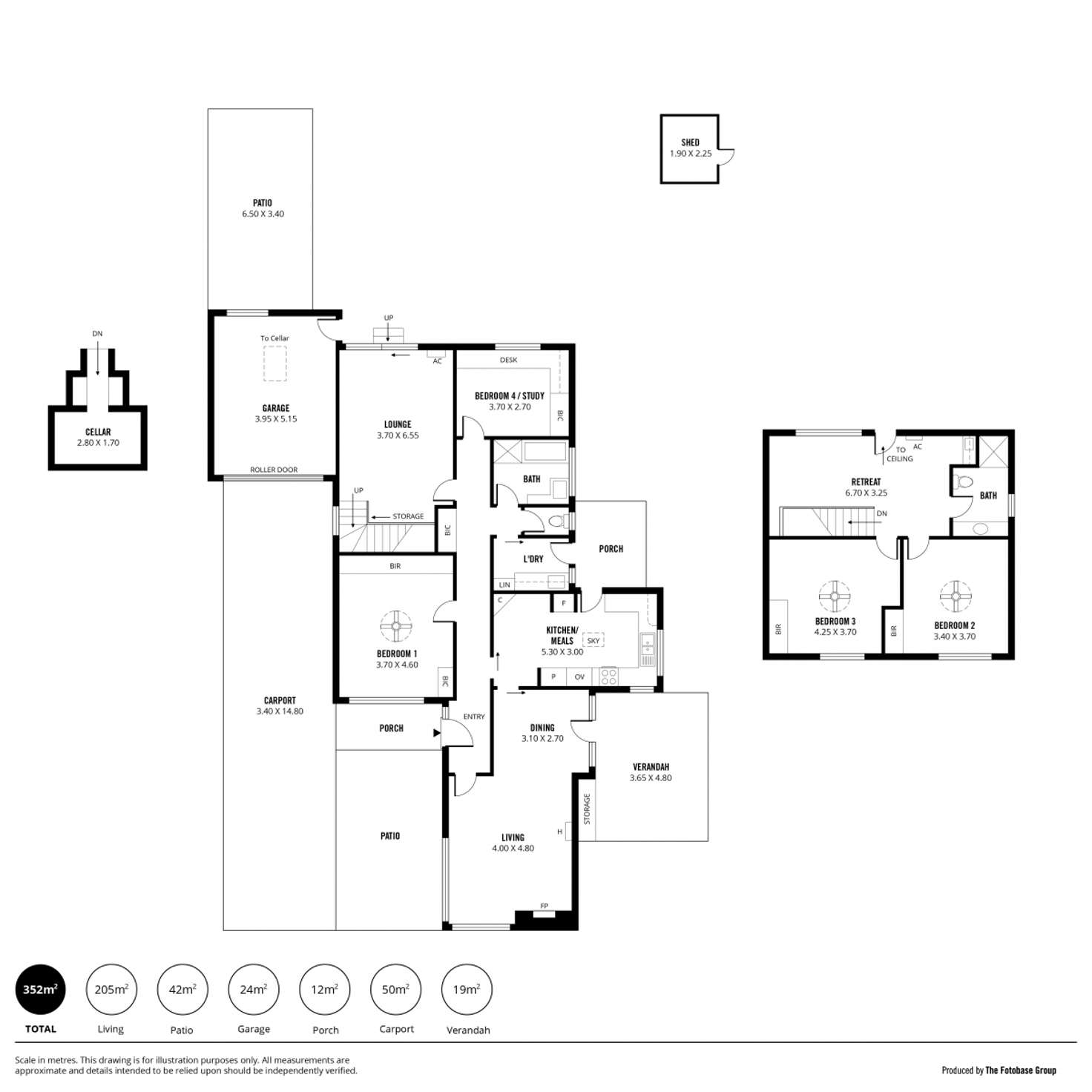 Floorplan of Homely house listing, 6 Rex Avenue, Klemzig SA 5087