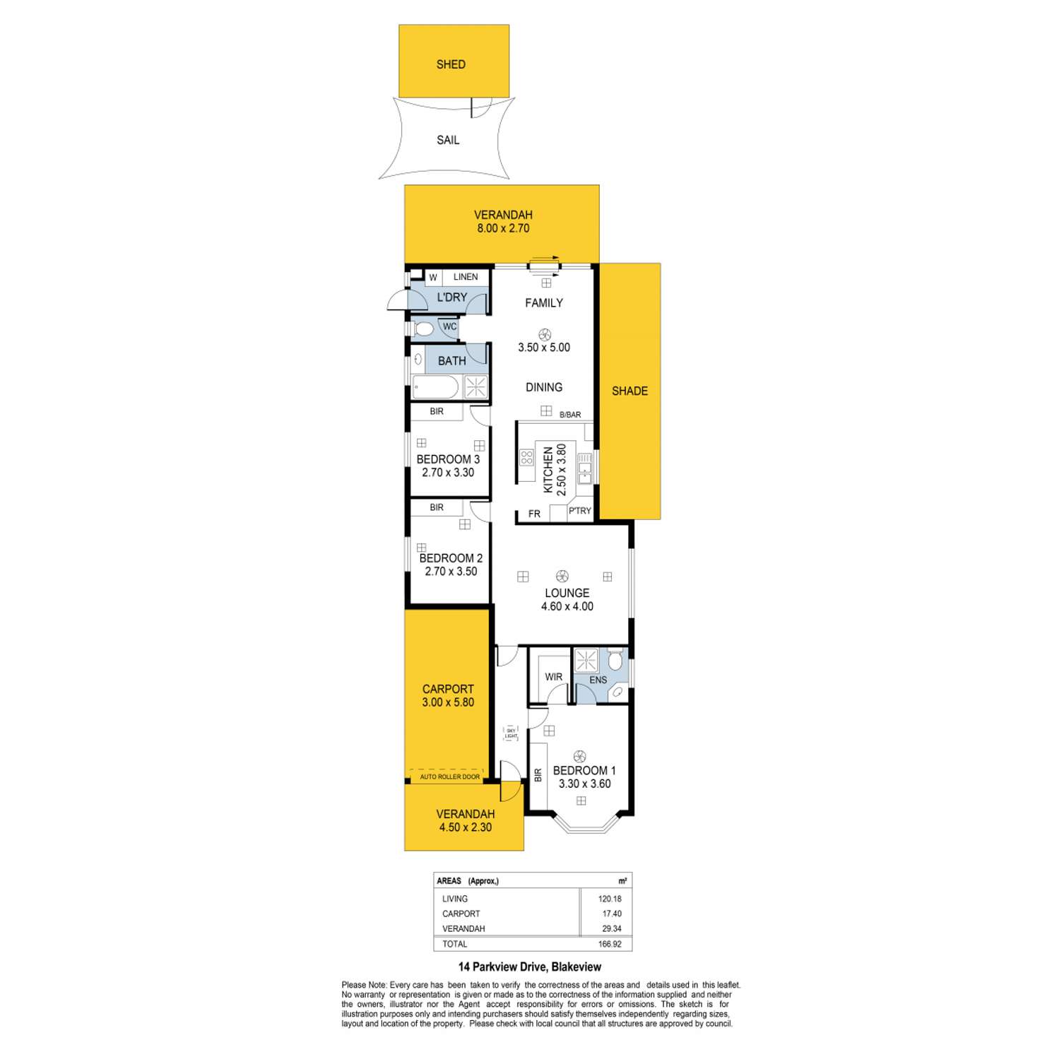 Floorplan of Homely villa listing, 14 Parkview Drive, Blakeview SA 5114