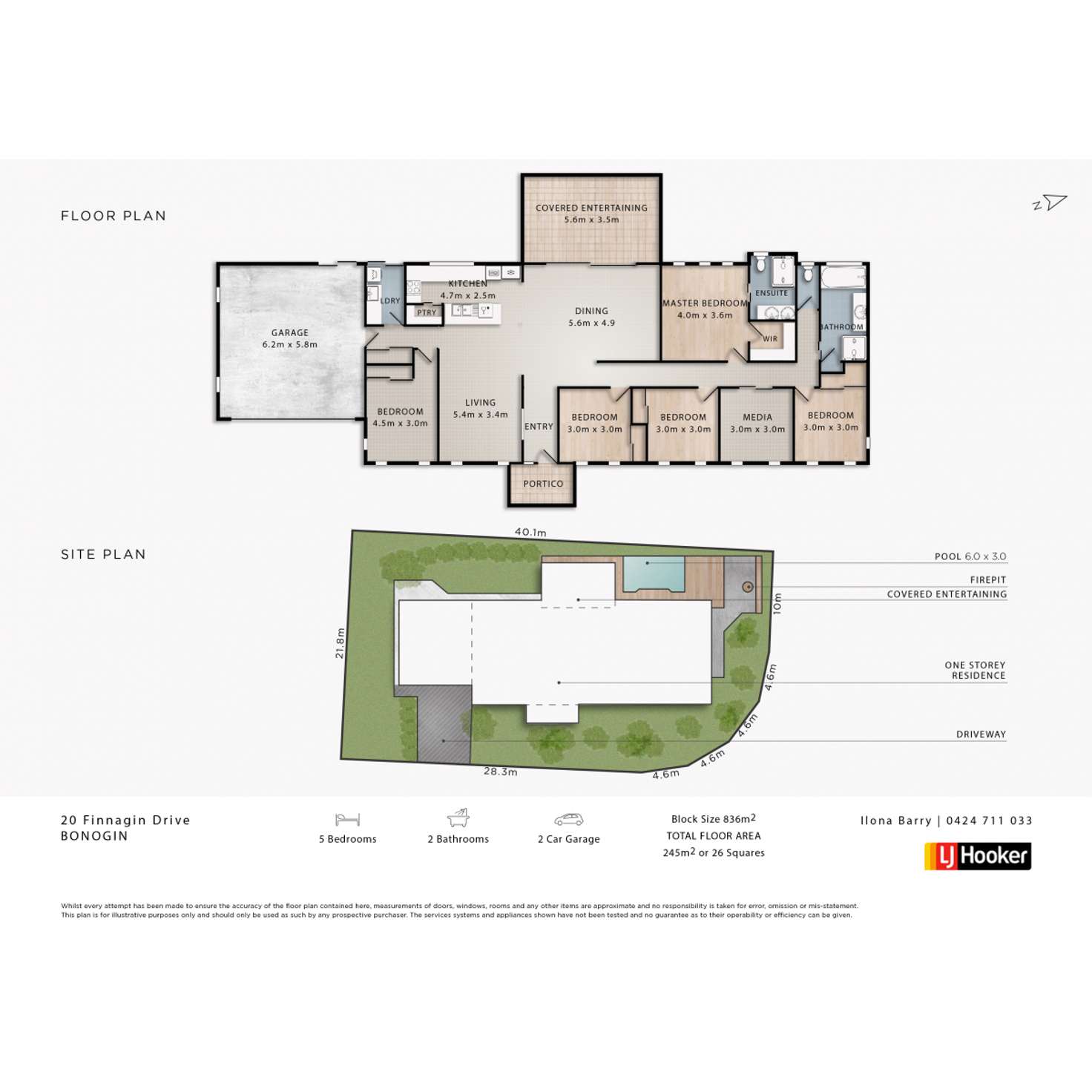 Floorplan of Homely house listing, 20 Finnagin Drive, Bonogin QLD 4213