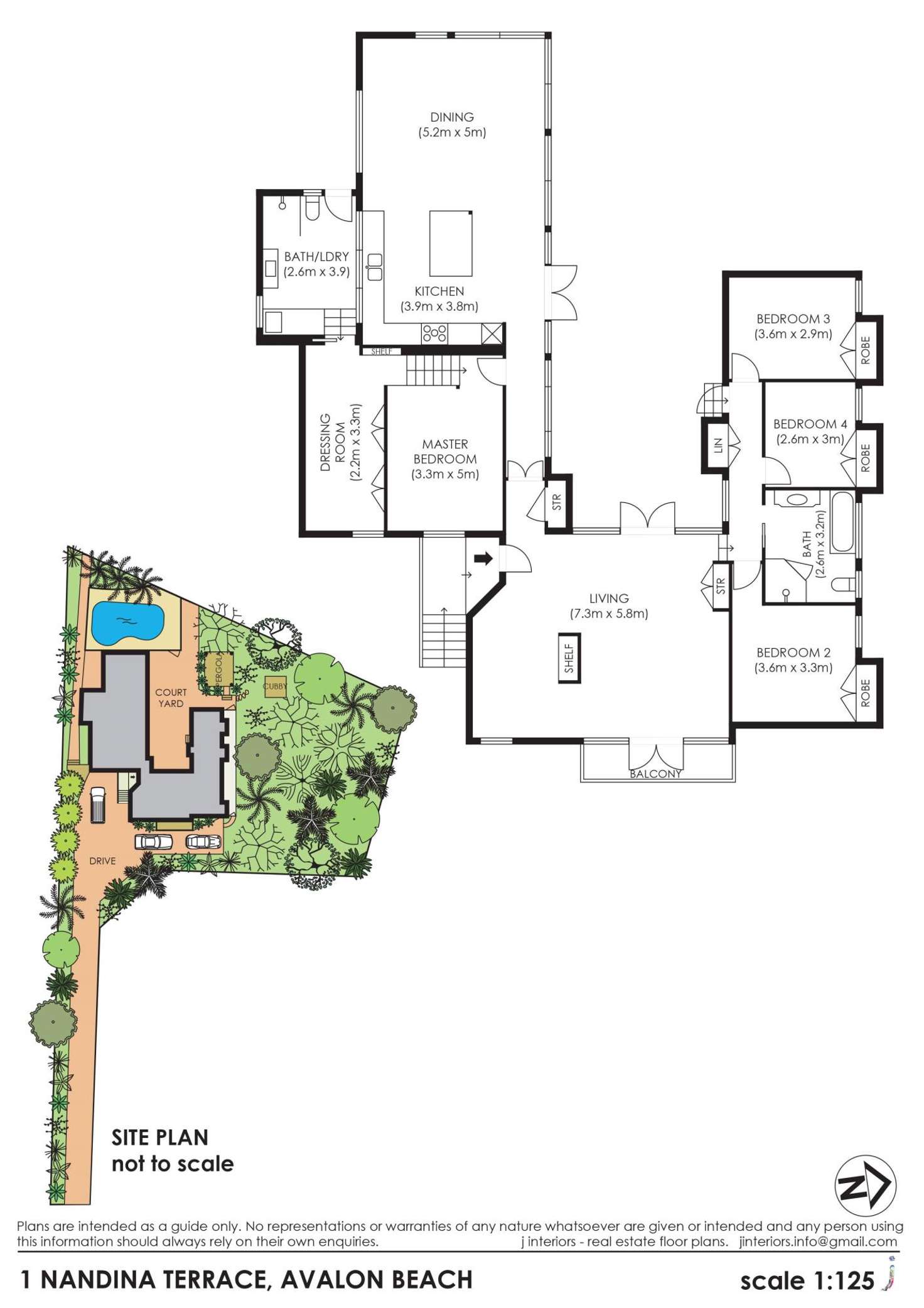 Floorplan of Homely house listing, 1 Nandina Terrace, Avalon Beach NSW 2107
