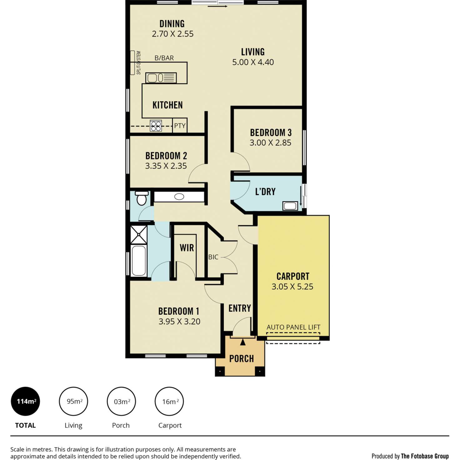 Floorplan of Homely house listing, 6 Burley Griffin Drive, Andrews Farm SA 5114