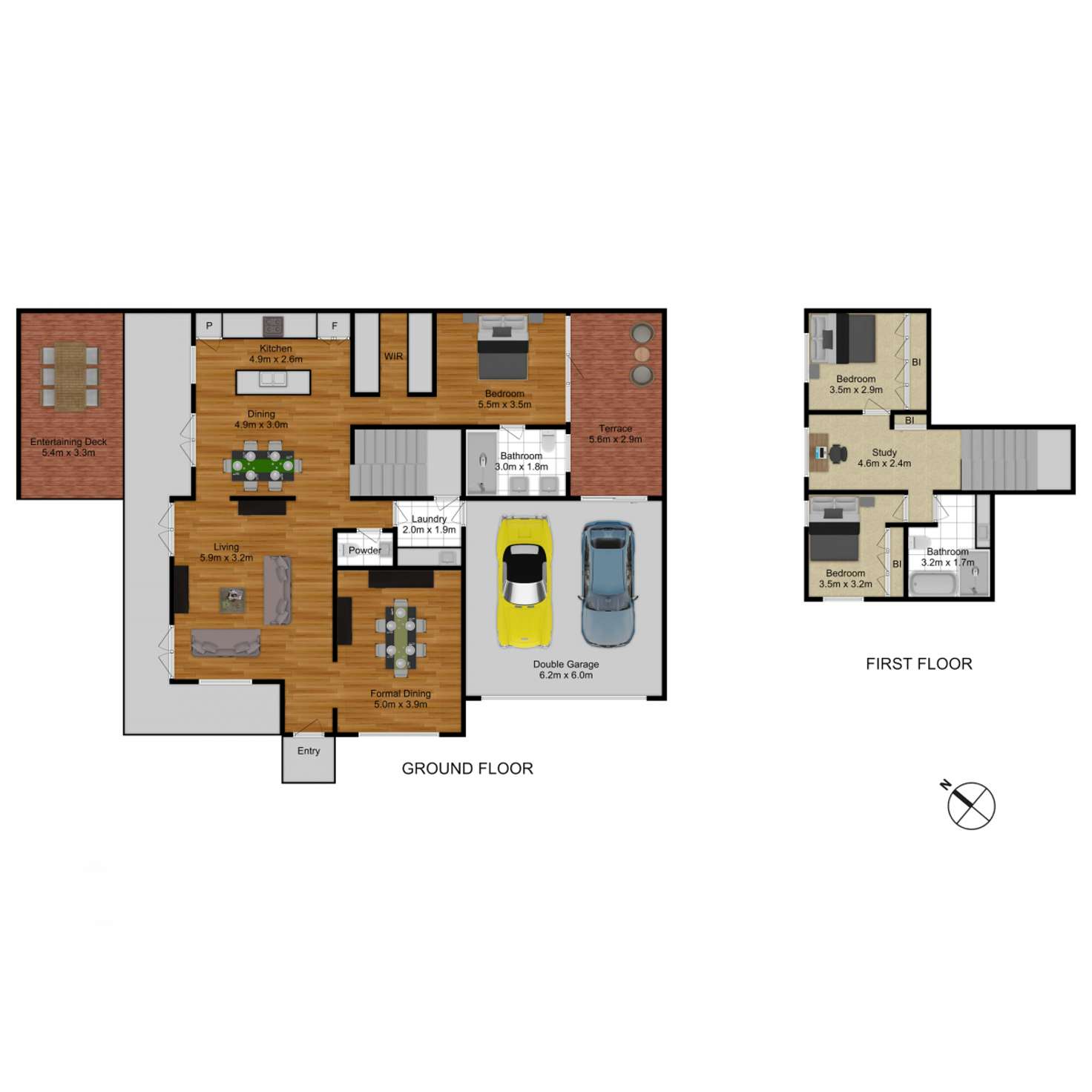 Floorplan of Homely house listing, 65 Franklin Street, Forrest ACT 2603