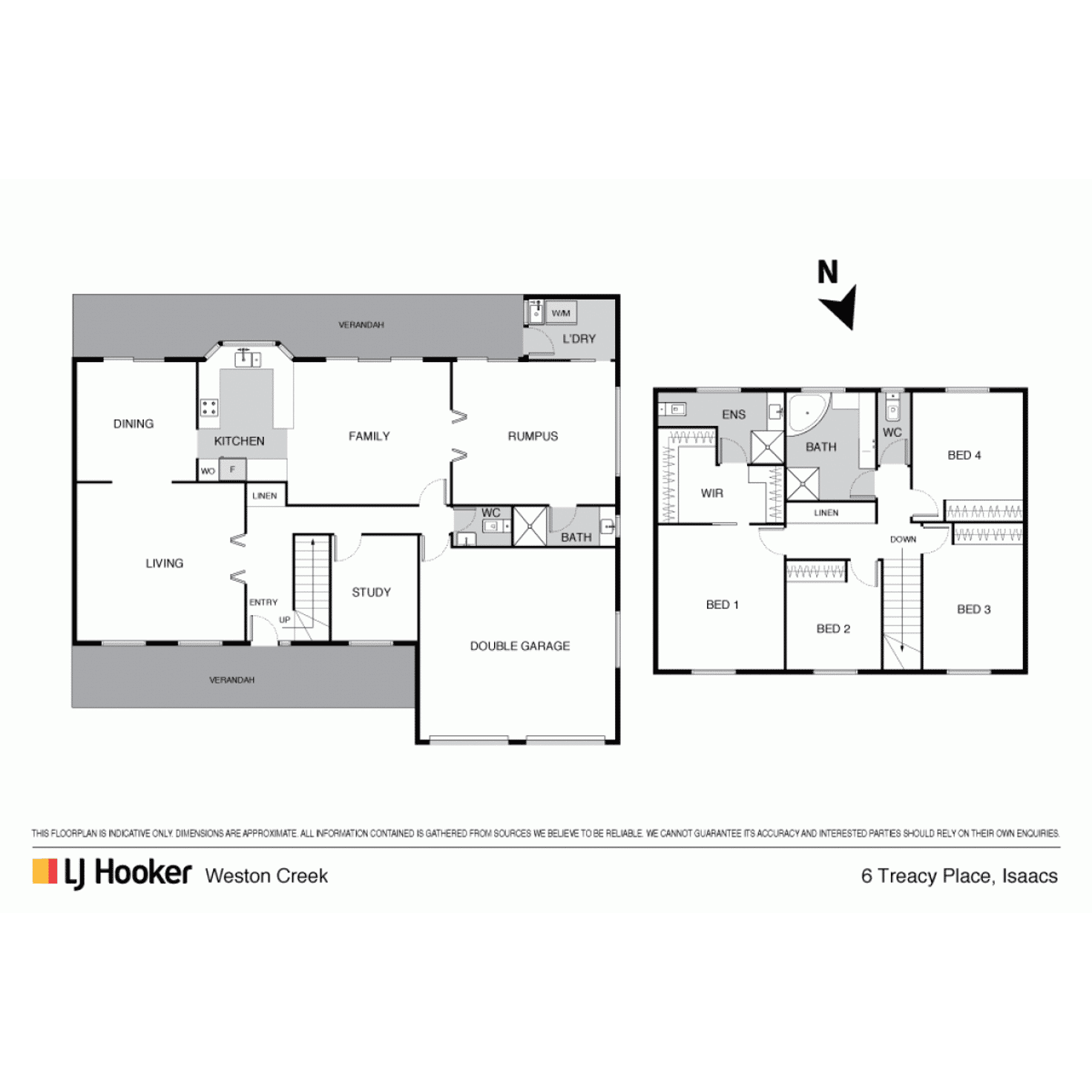 Floorplan of Homely house listing, 6 Treacy Place, Isaacs ACT 2607