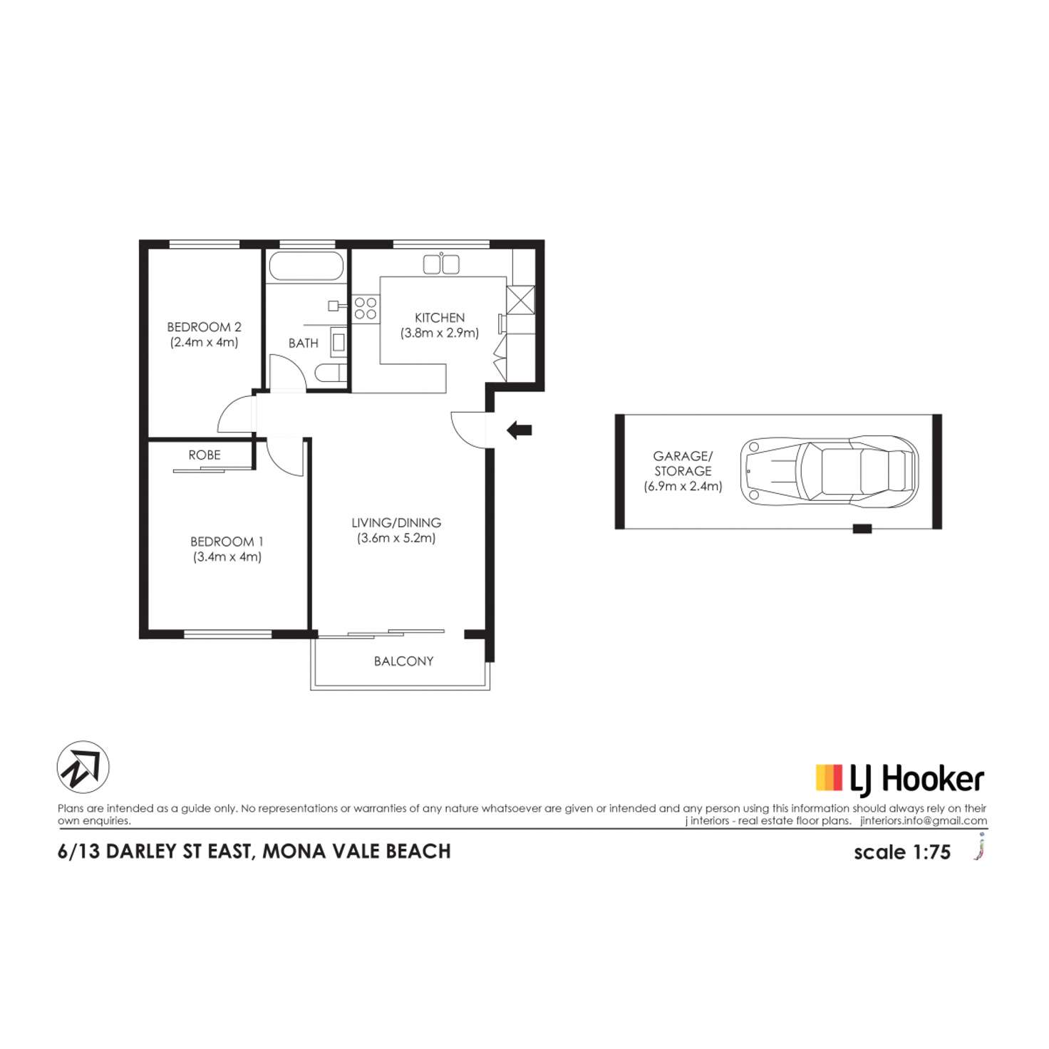 Floorplan of Homely apartment listing, 6/13 Darley Street, Mona Vale NSW 2103
