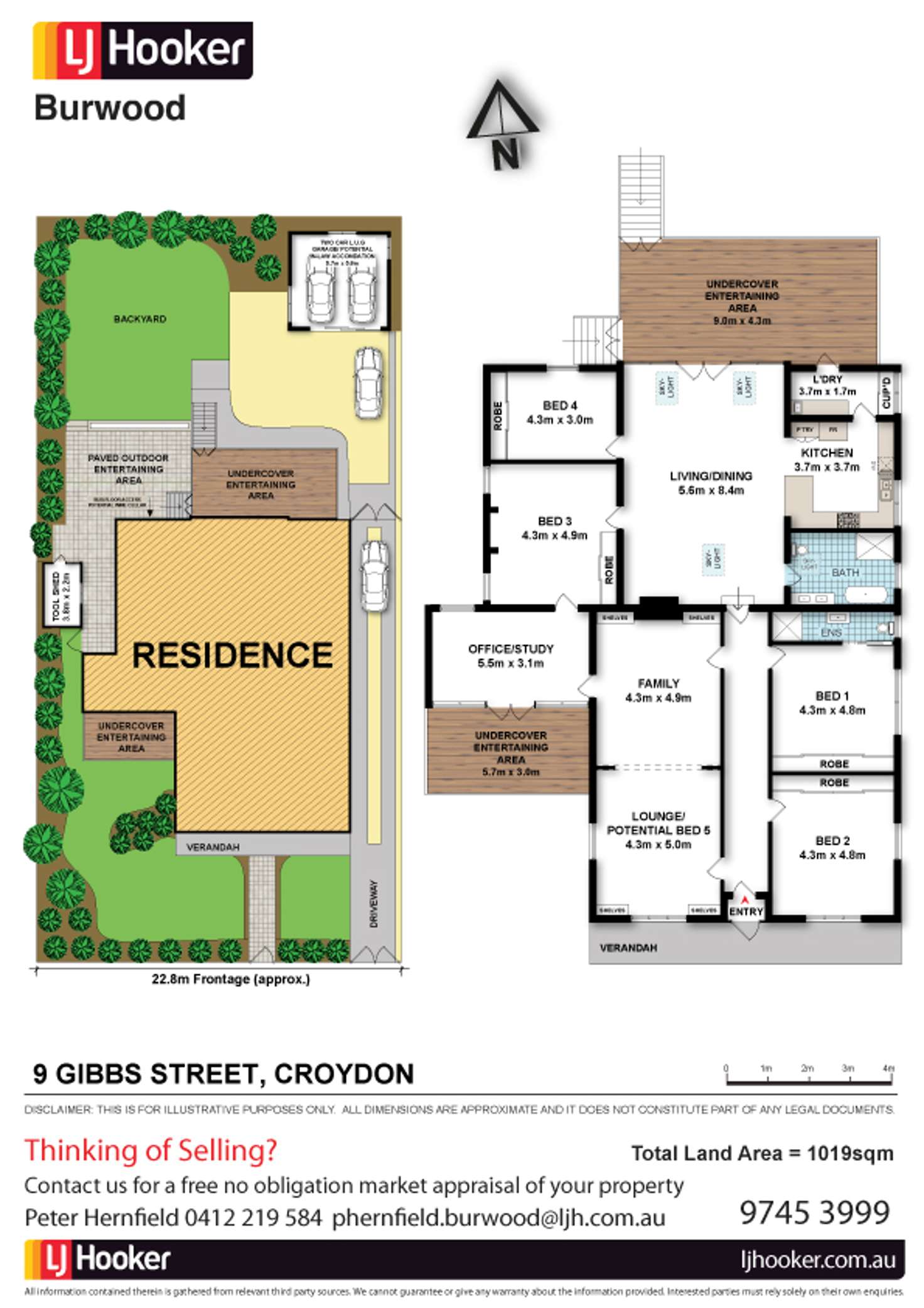 Floorplan of Homely house listing, 9 Gibbs Street, Croydon NSW 2132