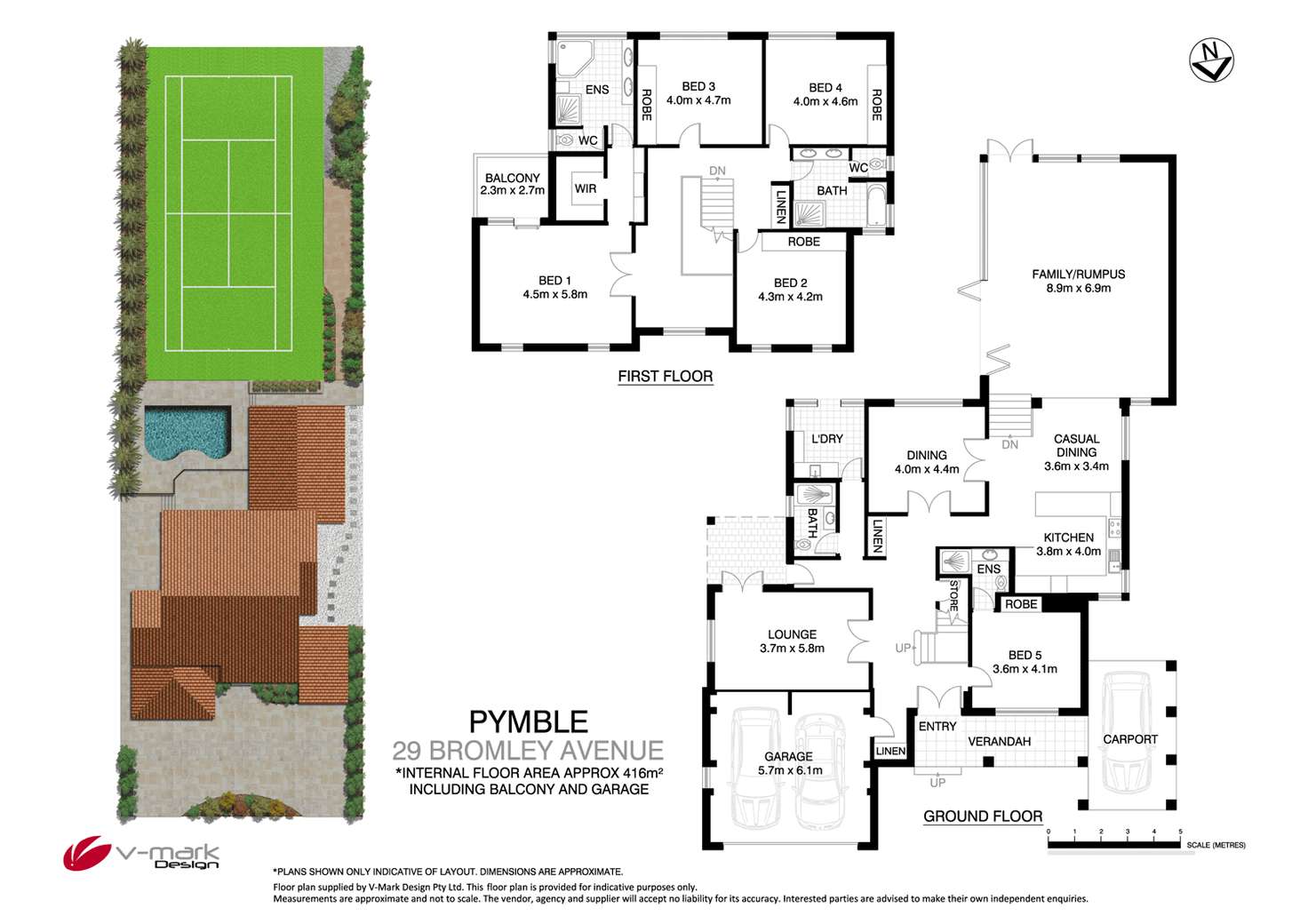 Floorplan of Homely house listing, 29 Bromley Avenue, Pymble NSW 2073