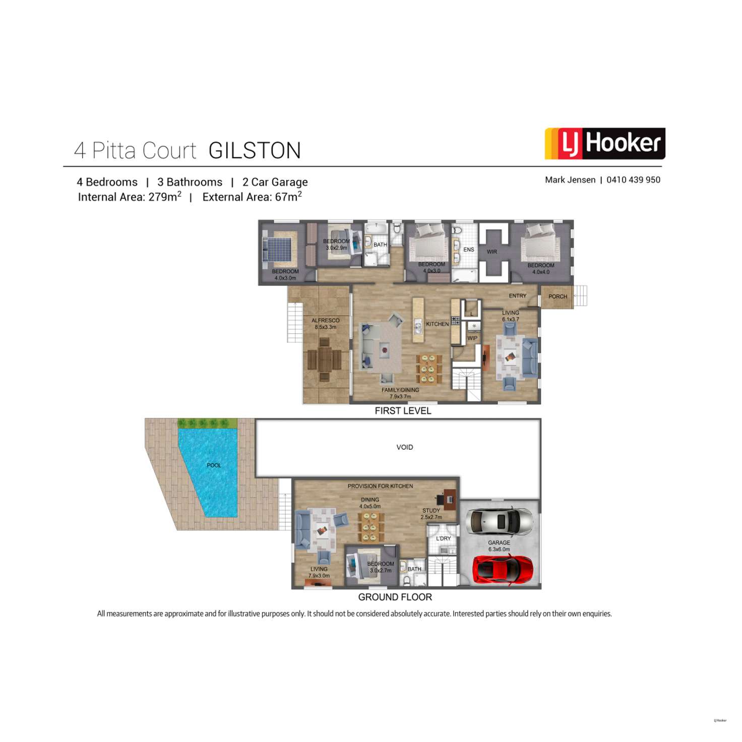 Floorplan of Homely house listing, 4 Pitta Court, Gilston QLD 4211