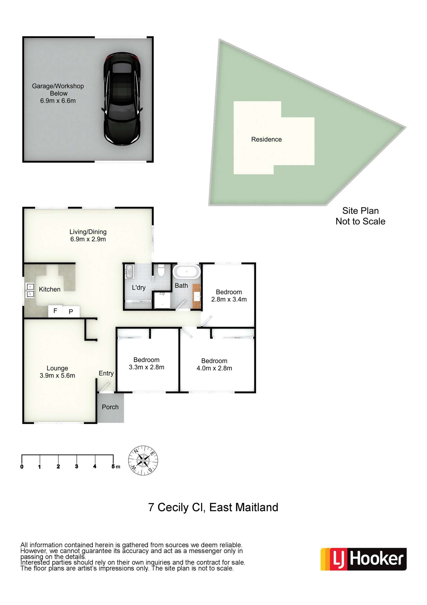 Floorplan of Homely house listing, 7 Cecily Close, East Maitland NSW 2323