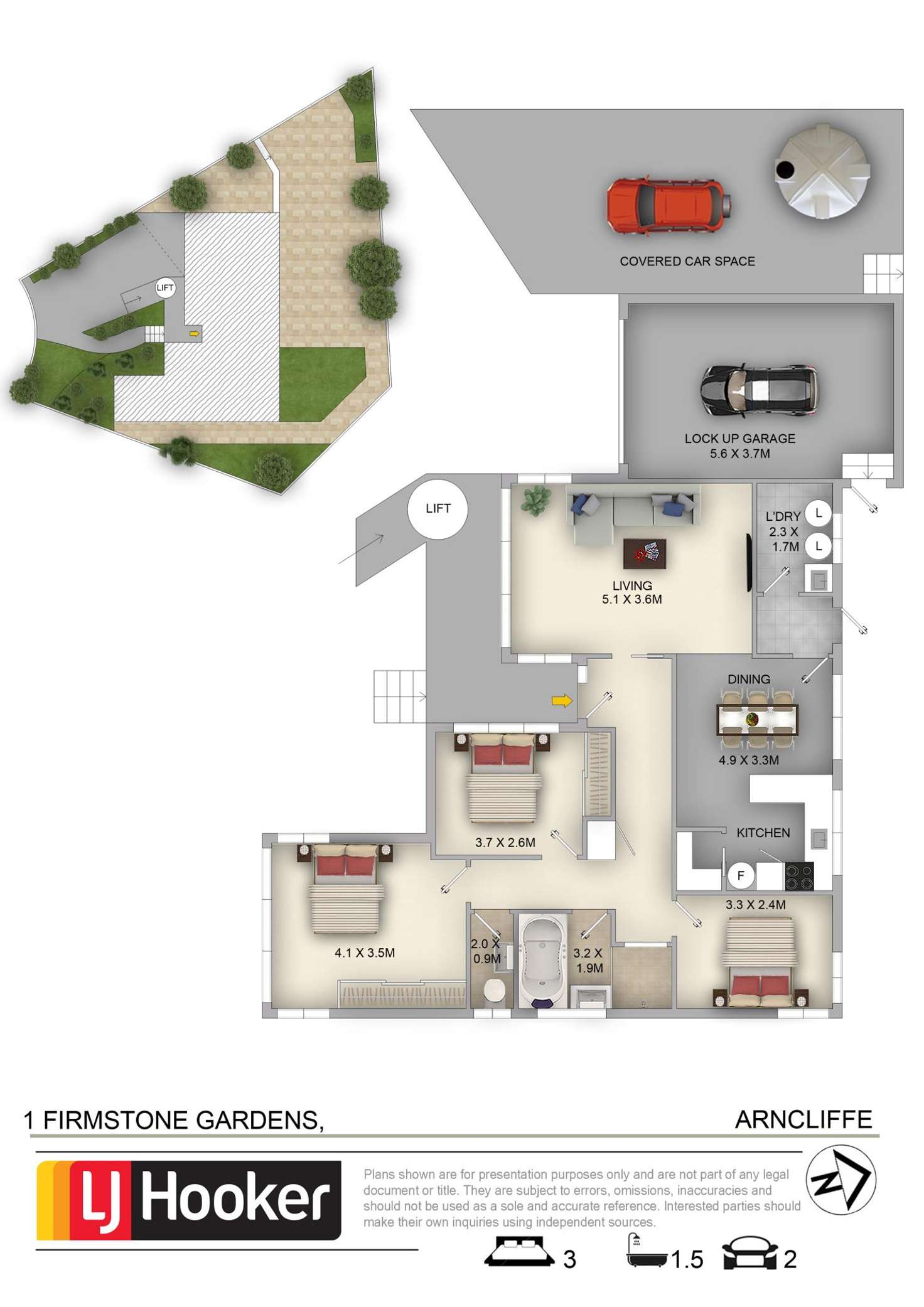 Floorplan of Homely house listing, 1 Firmstone Gardens, Arncliffe NSW 2205