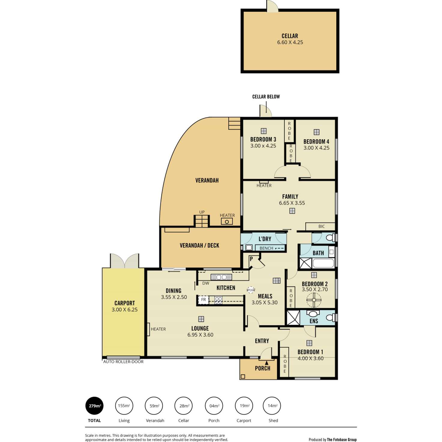 Floorplan of Homely house listing, 32 Pelsaert Avenue, Fairview Park SA 5126