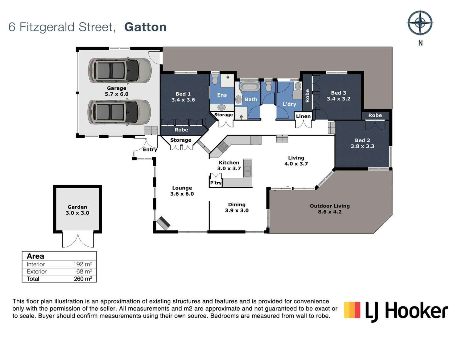 Floorplan of Homely house listing, 6 Fitzgerald Street, Gatton QLD 4343