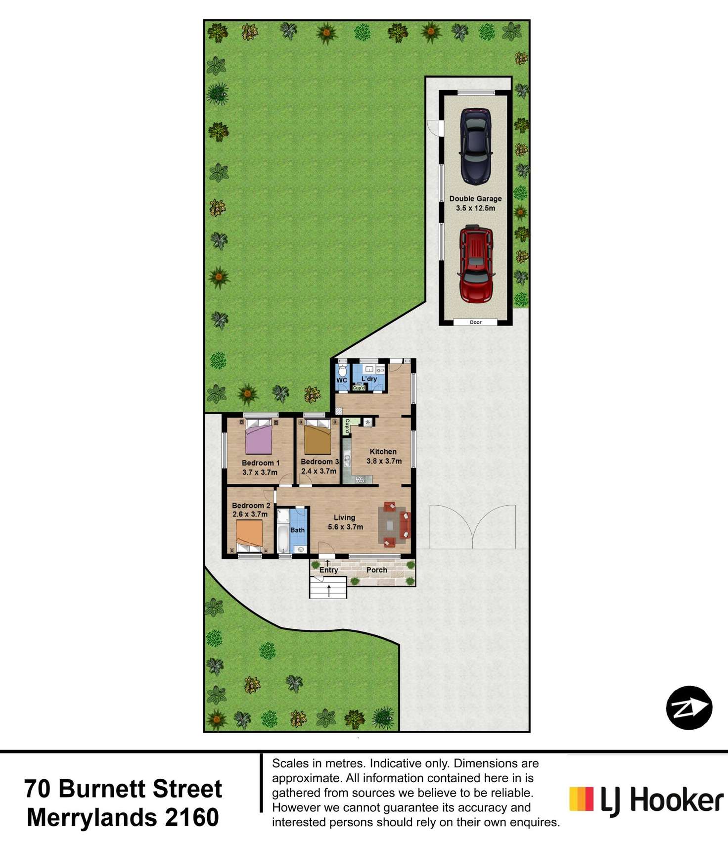 Floorplan of Homely house listing, 70 Burnett Street, Merrylands NSW 2160