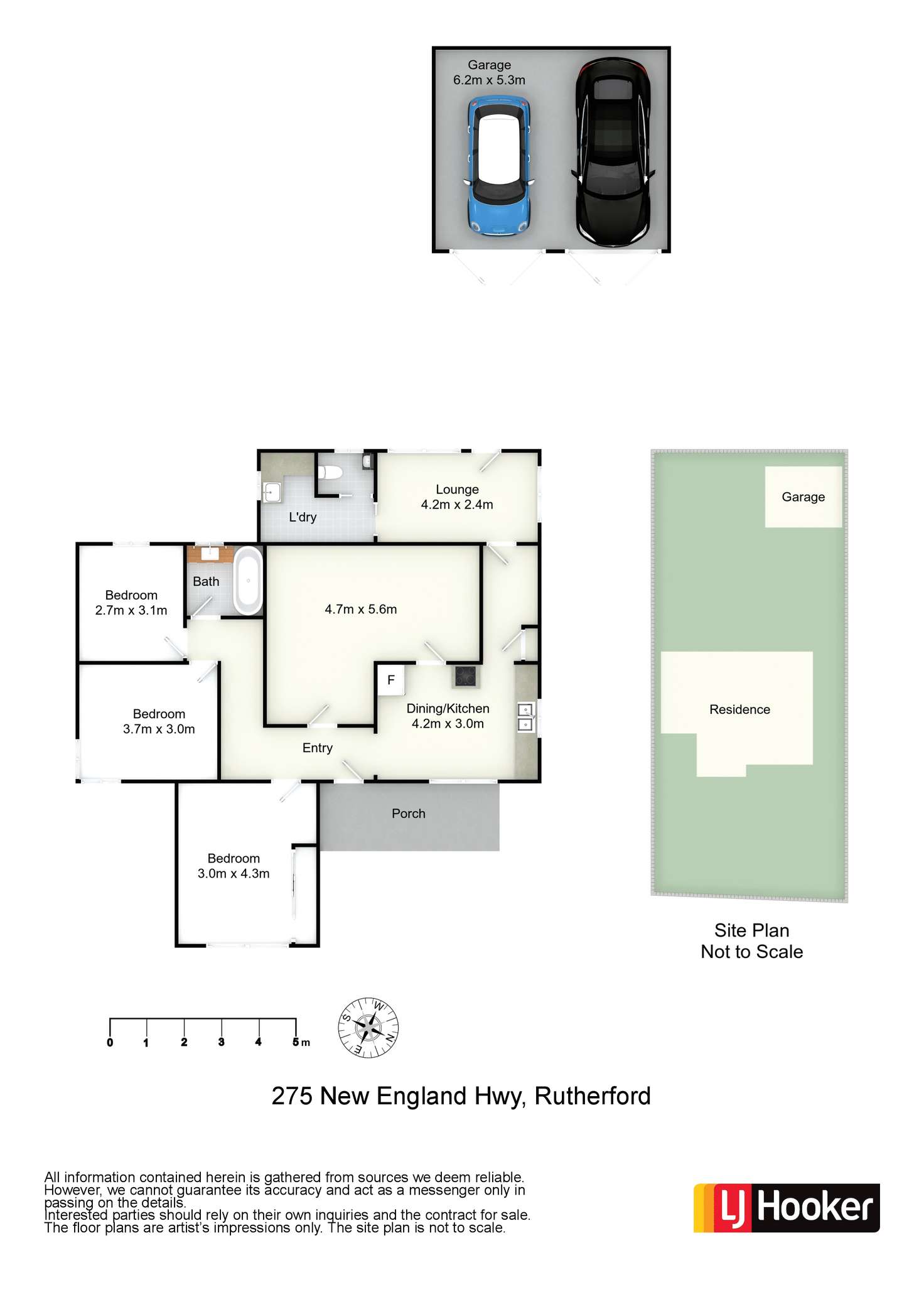 Floorplan of Homely house listing, 275 New England Highway, Rutherford NSW 2320