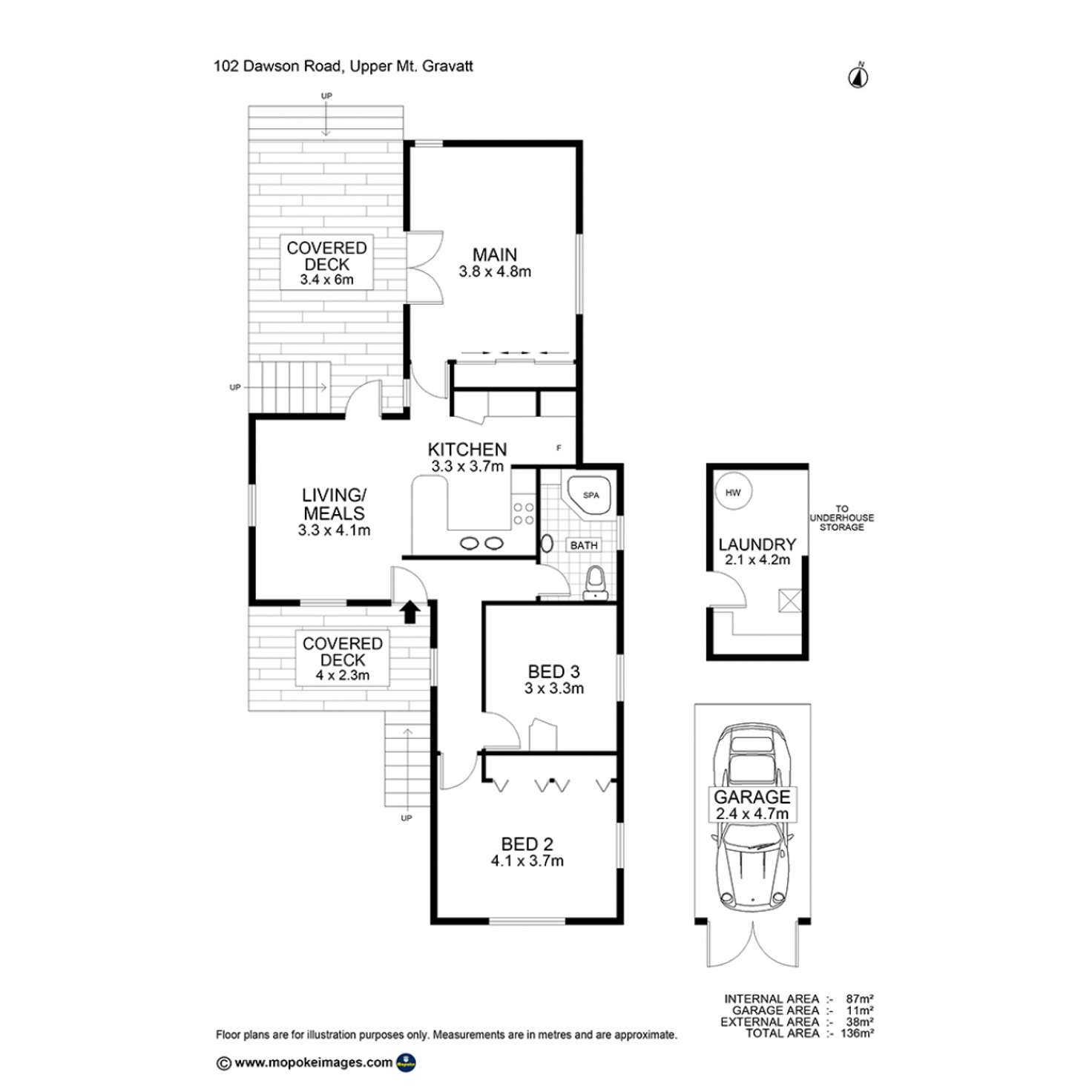 Floorplan of Homely house listing, 102 Dawson Road, Upper Mount Gravatt QLD 4122