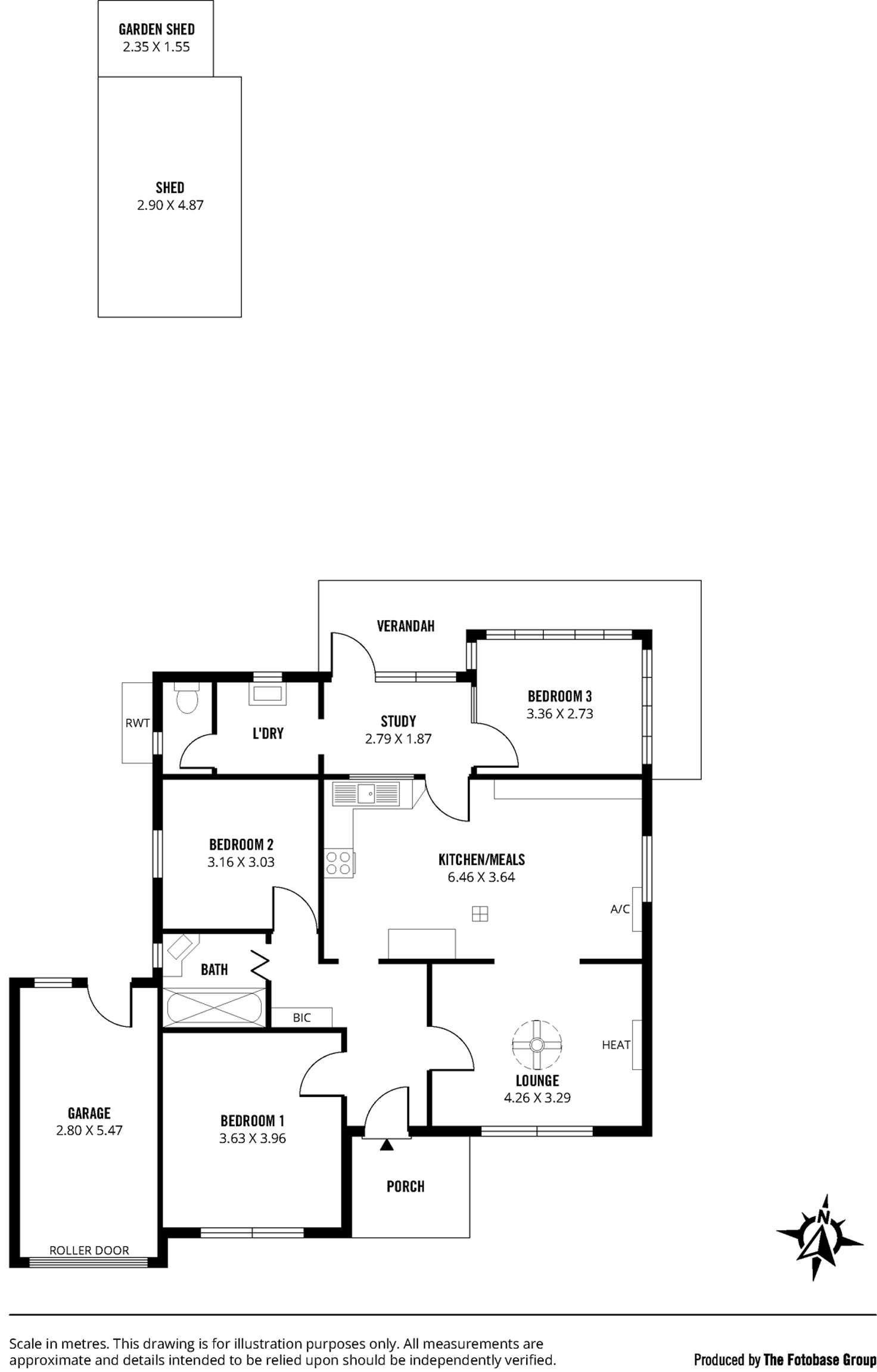 Floorplan of Homely house listing, 34 Kitchener St, Kilburn SA 5084