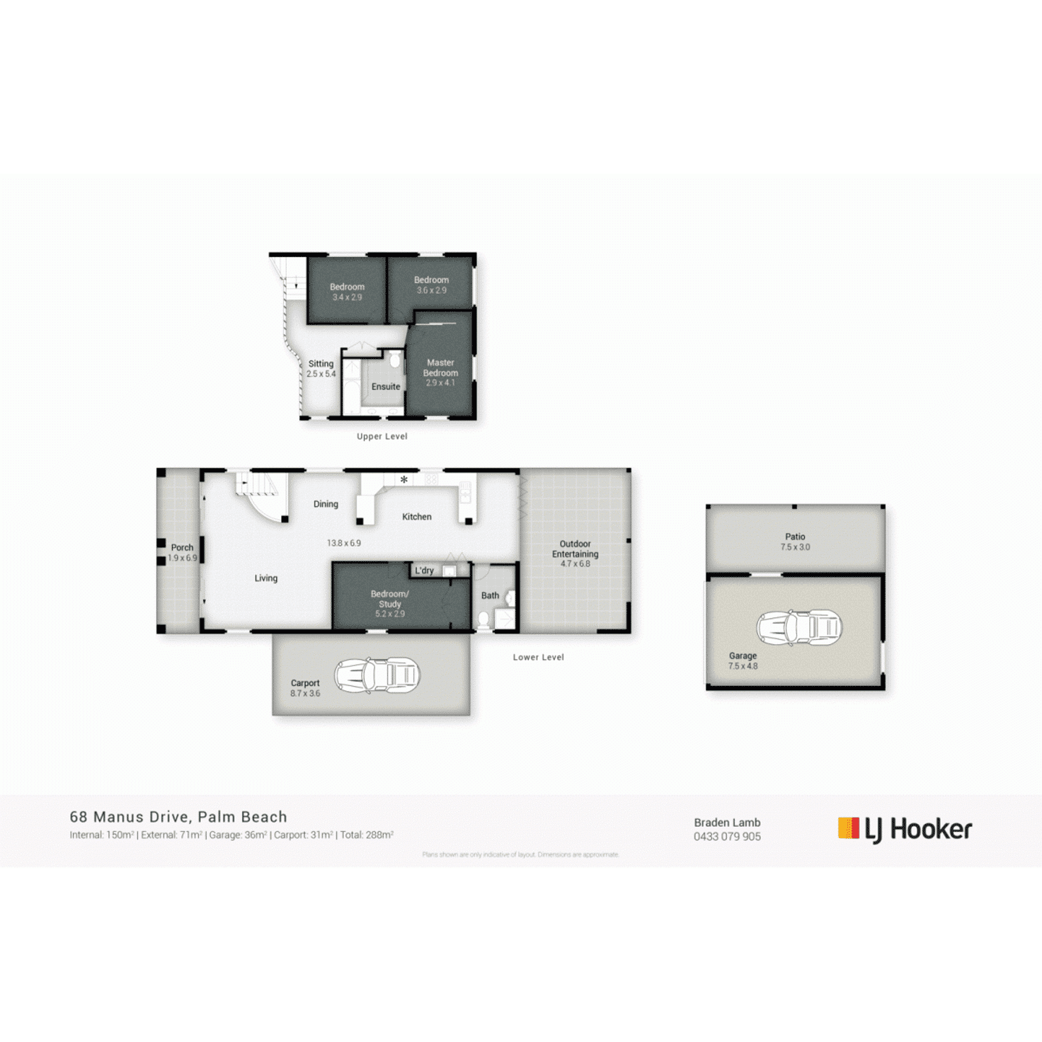 Floorplan of Homely house listing, 68 Manus Avenue, Palm Beach QLD 4221