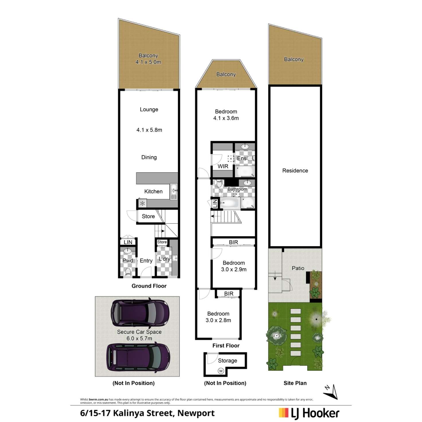 Floorplan of Homely apartment listing, 6/15-17 Kalinya Street, Newport NSW 2106