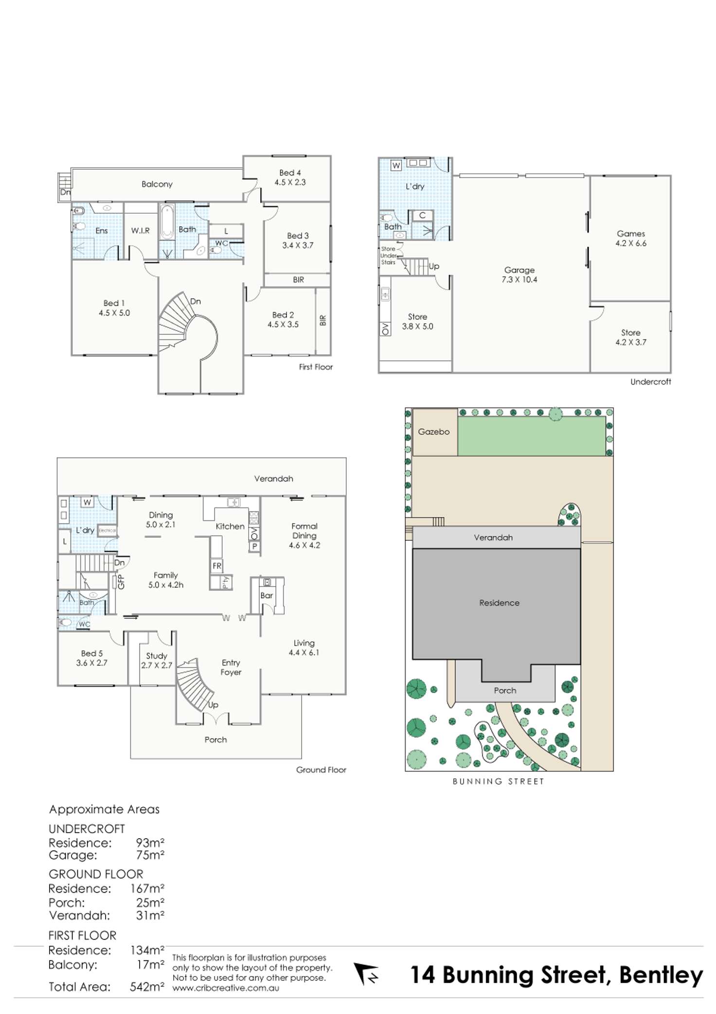 Floorplan of Homely house listing, 14 Bunning Street, Bentley WA 6102