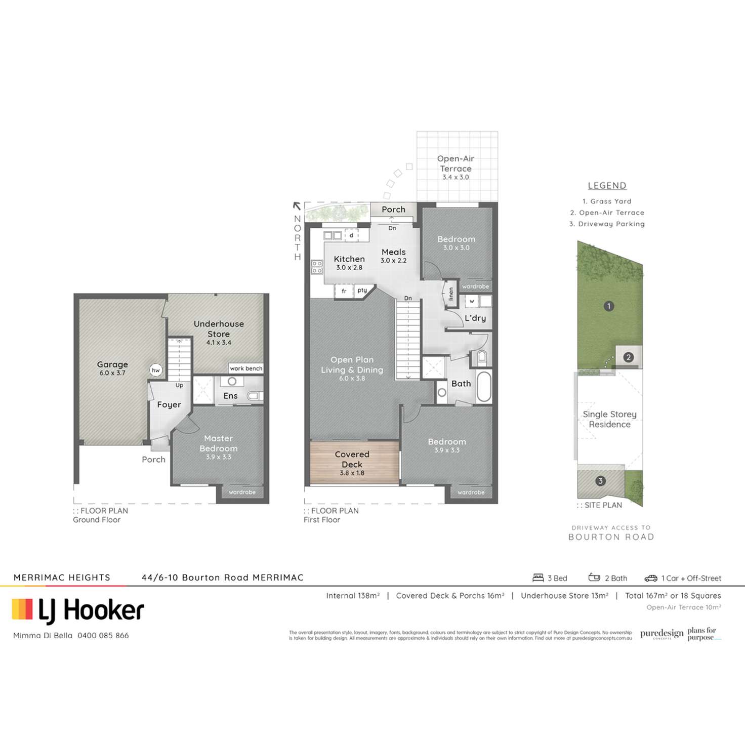 Floorplan of Homely unit listing, 44/6-10 Bourton Road, Merrimac QLD 4226