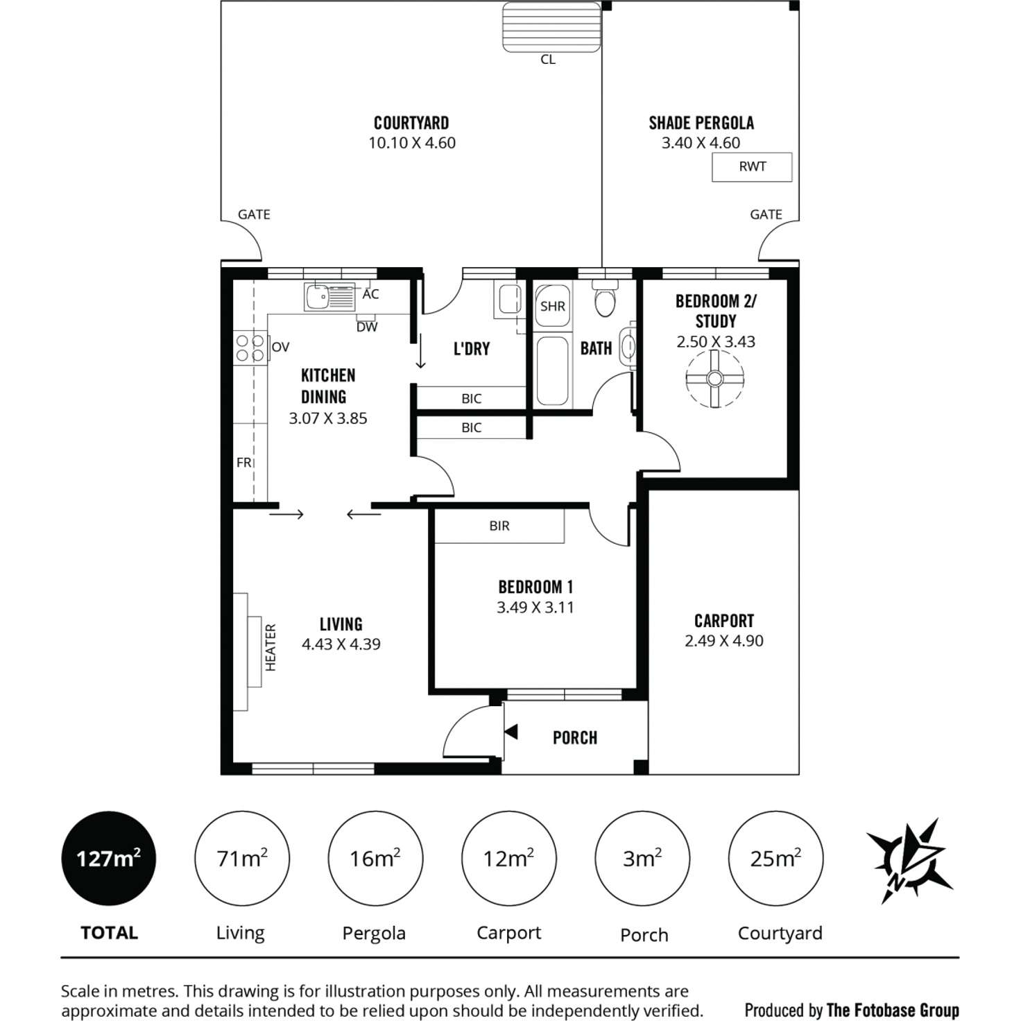 Floorplan of Homely unit listing, 8/18 Battams Road, Marden SA 5070