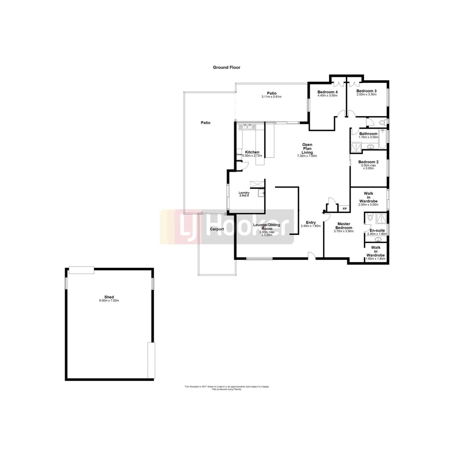 Floorplan of Homely house listing, 10 Heil Court, Collie WA 6225