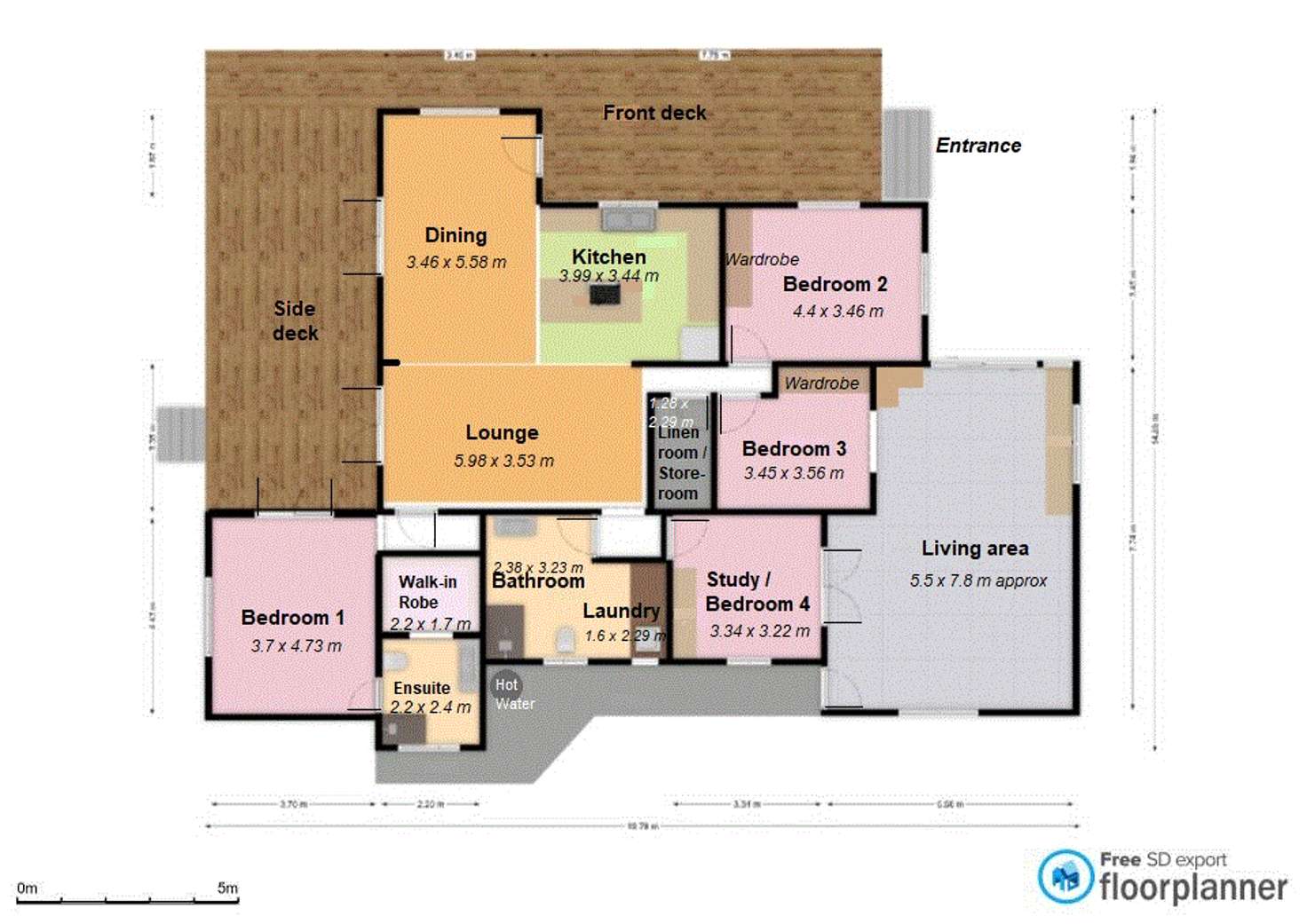 Floorplan of Homely house listing, 143 Hillview Crescent, Whitfield QLD 4870