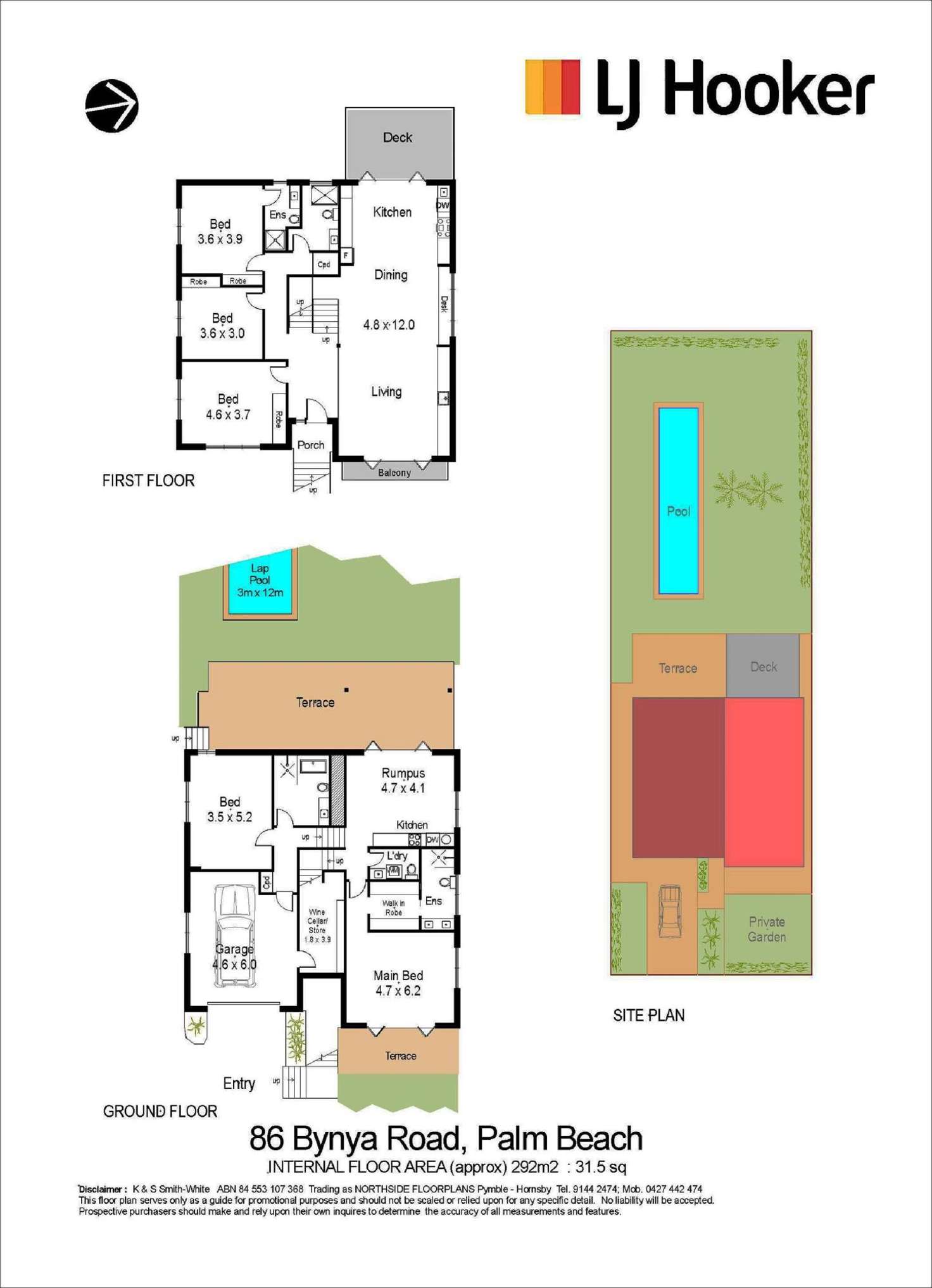 Floorplan of Homely house listing, 86 Bynya Road, Palm Beach NSW 2108
