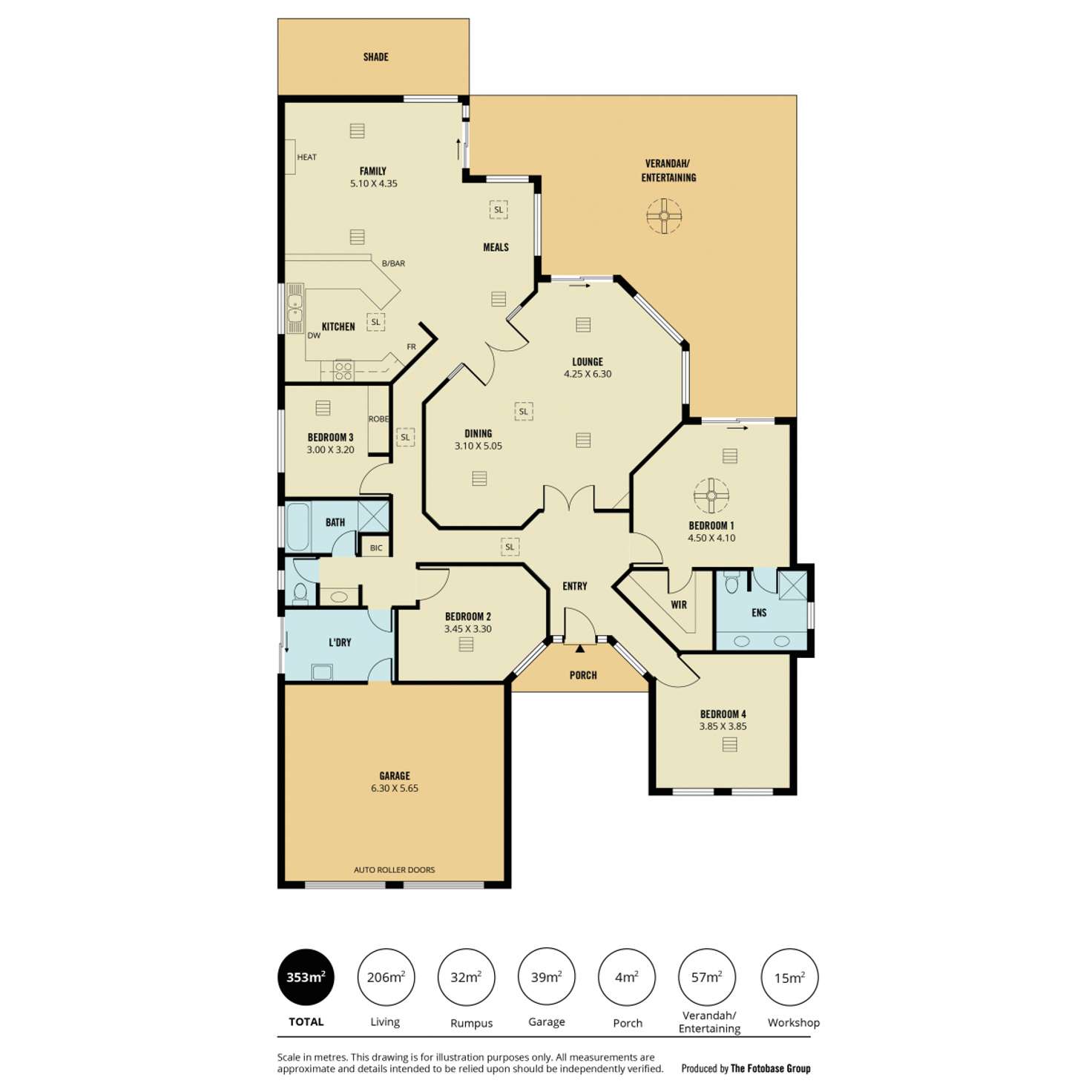 Floorplan of Homely house listing, 10 Eagle Court, Hewett SA 5118