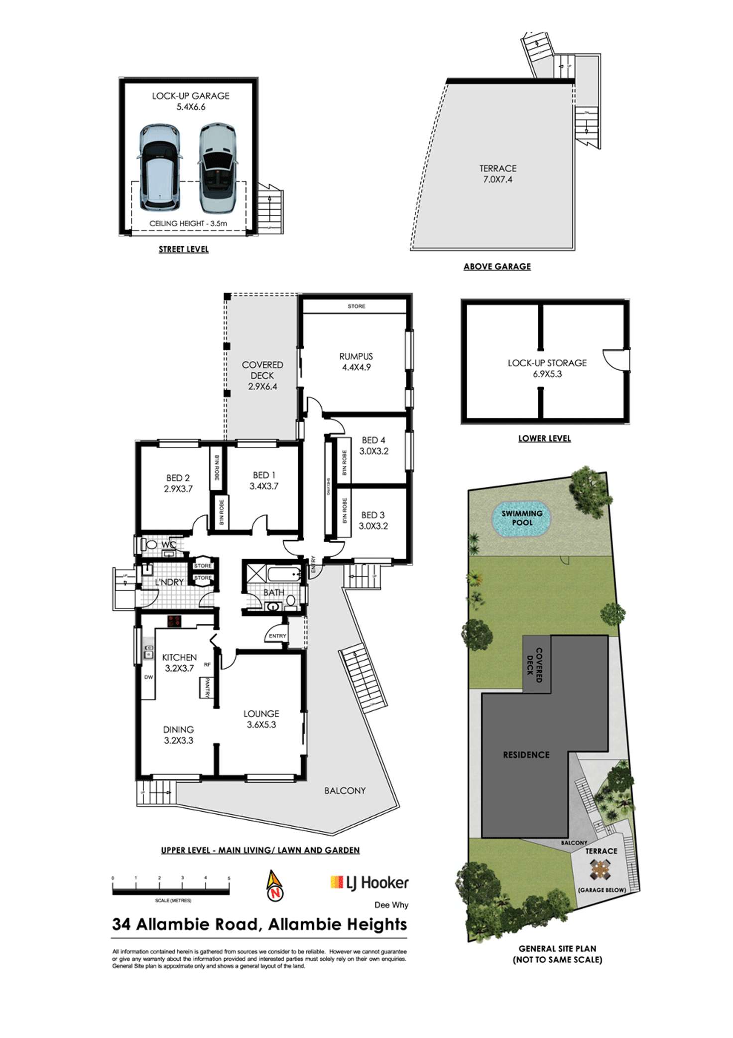 Floorplan of Homely house listing, 34 Allambie Road, Allambie Heights NSW 2100