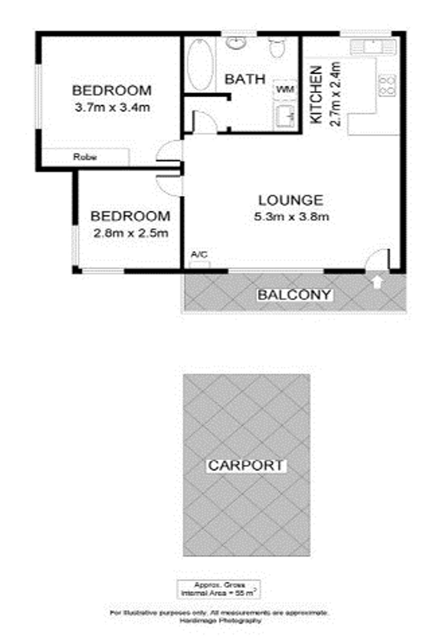 Floorplan of Homely unit listing, 6/75 Churchill Road, Prospect SA 5082