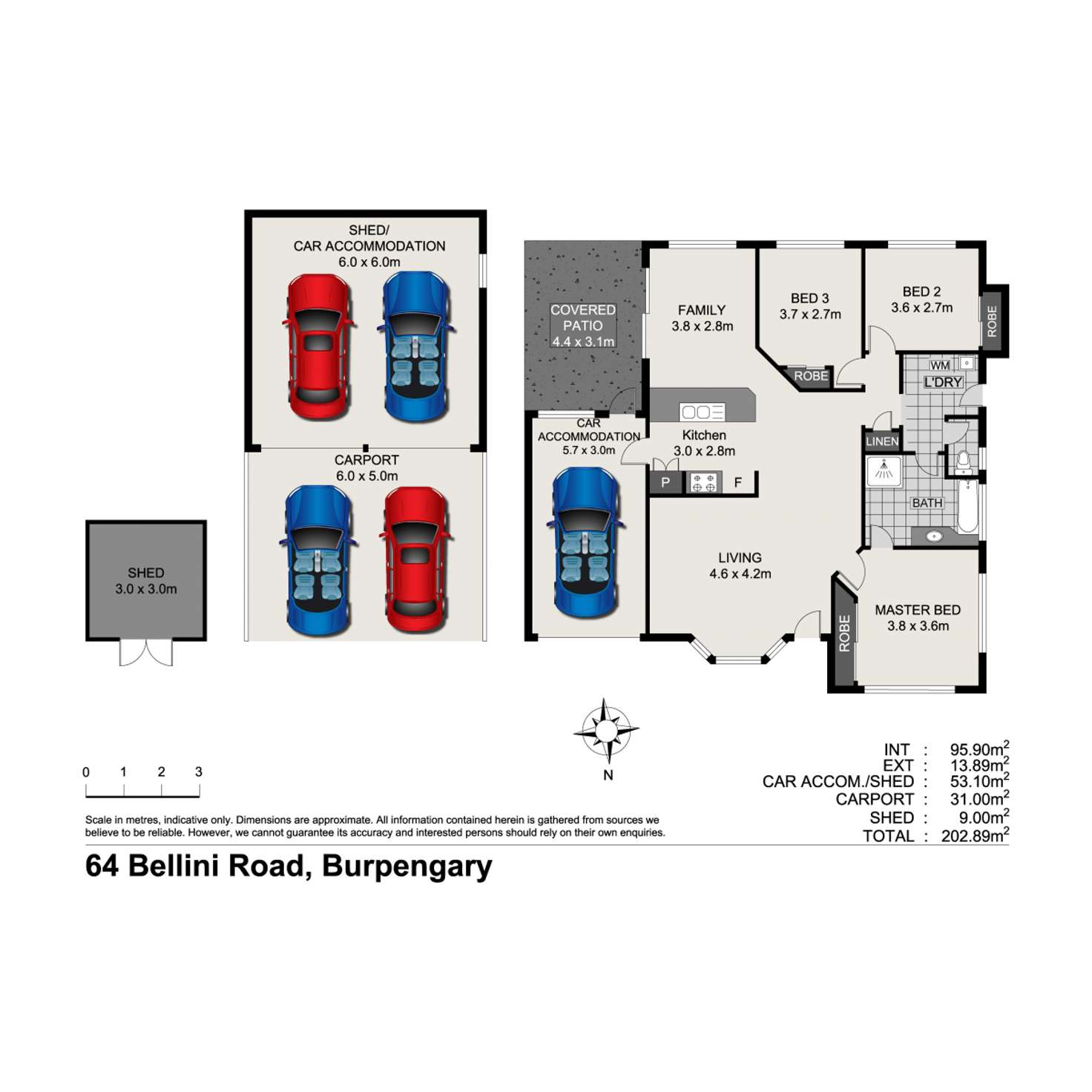 Floorplan of Homely house listing, 64 Bellini Road, Burpengary QLD 4505