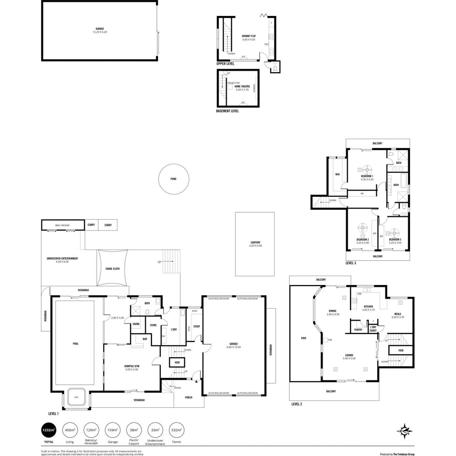 Floorplan of Homely house listing, 458 Nelson Road, Gulfview Heights SA 5096