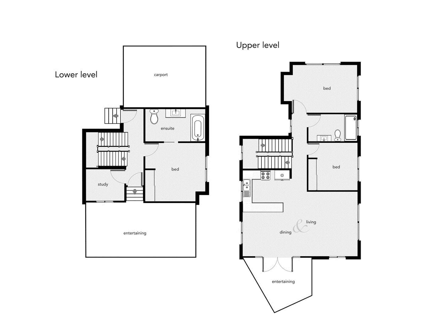 Floorplan of Homely unit listing, 1/253 Kamerunga Road, Freshwater QLD 4870