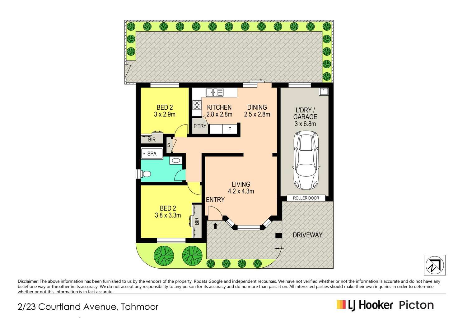 Floorplan of Homely house listing, 2/23 Courtland Avenue, Tahmoor NSW 2573