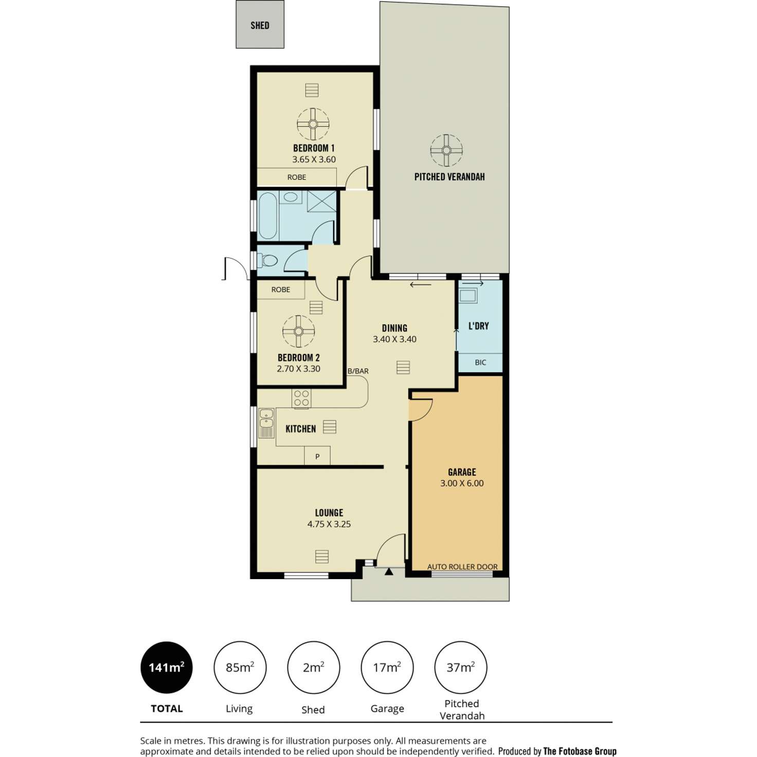 Floorplan of Homely unit listing, 5/6 Tench Court, Golden Grove SA 5125