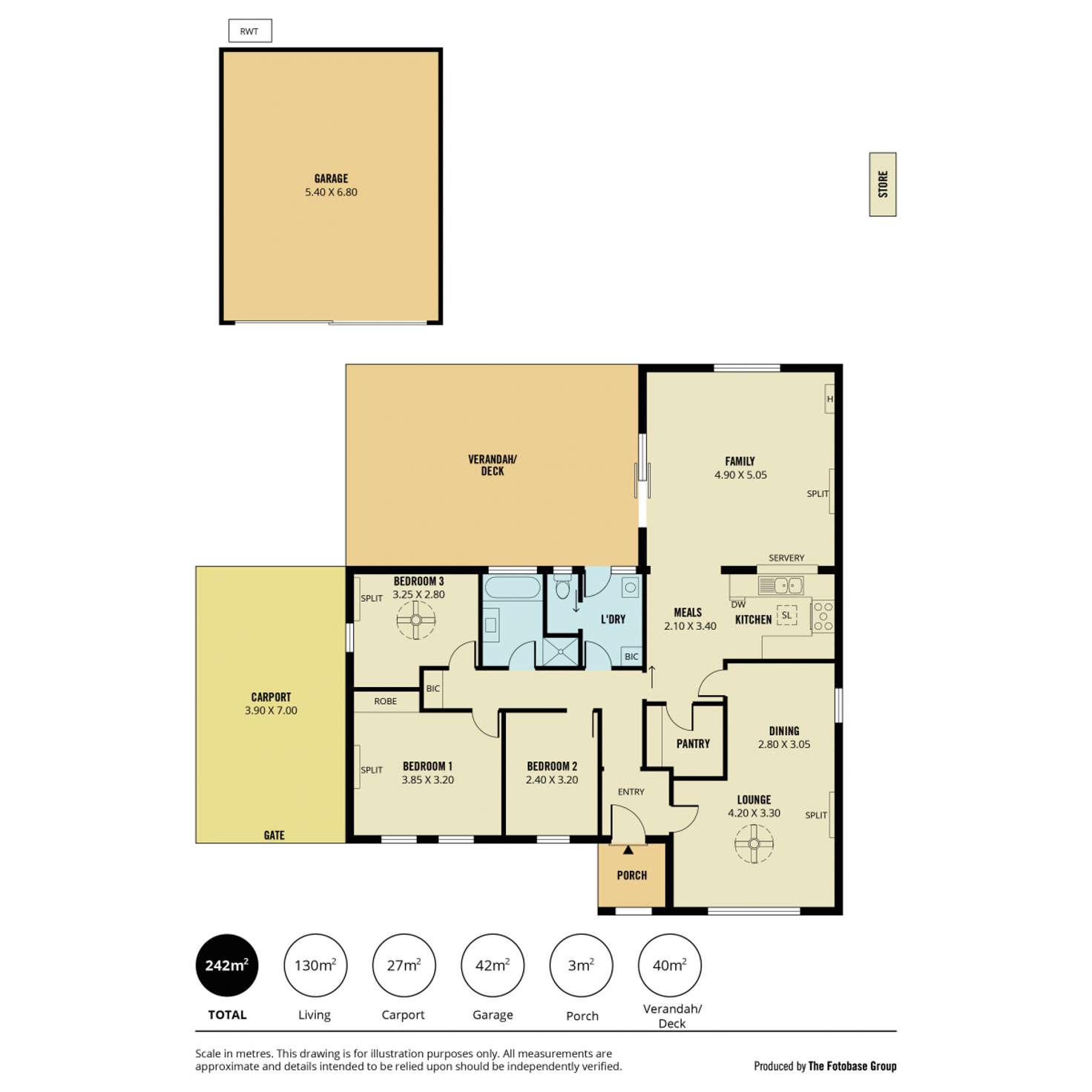 Floorplan of Homely house listing, 35 Allchurch Avenue, Redwood Park SA 5097