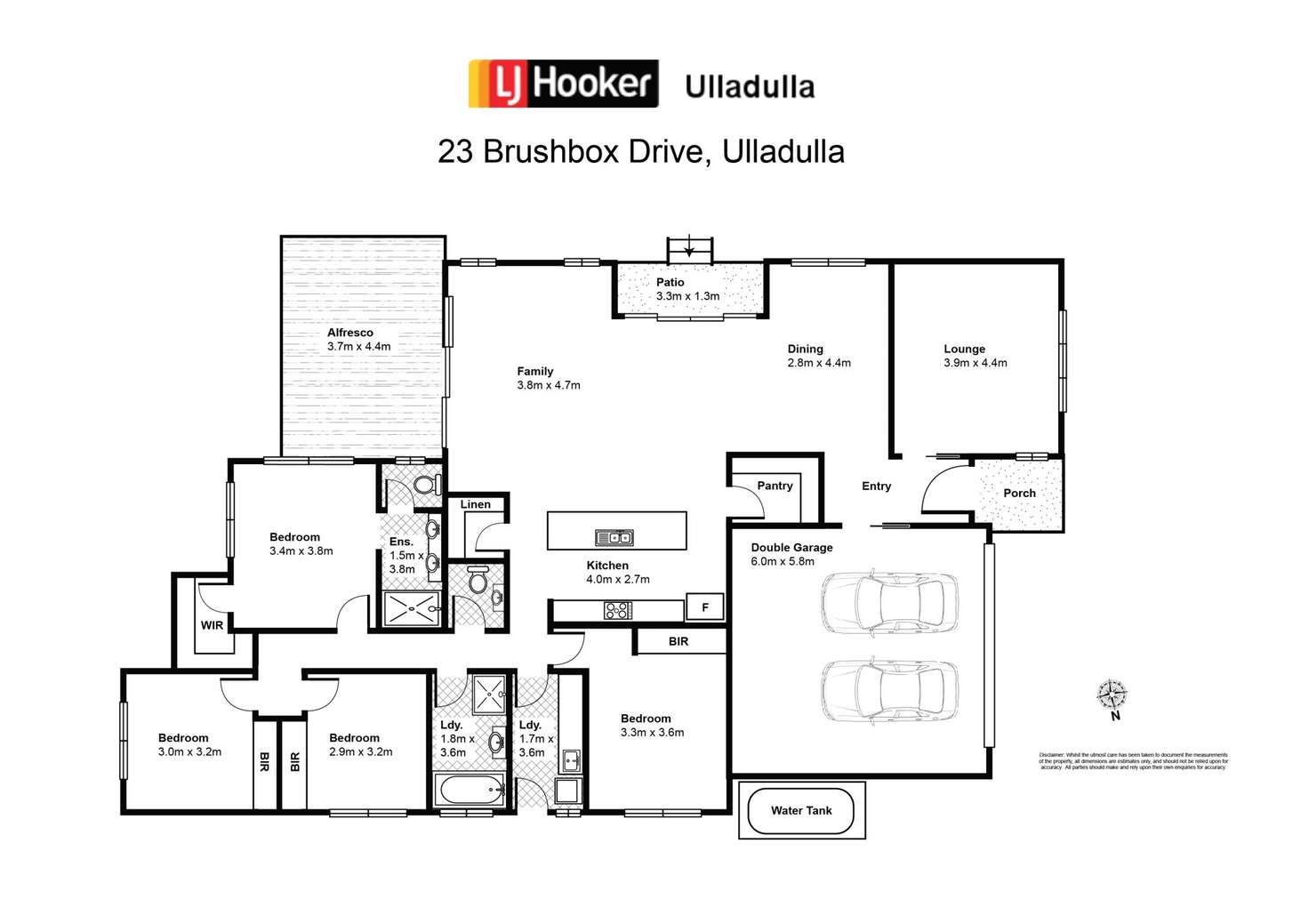 Floorplan of Homely house listing, 23 Brushbox Drive, Ulladulla NSW 2539