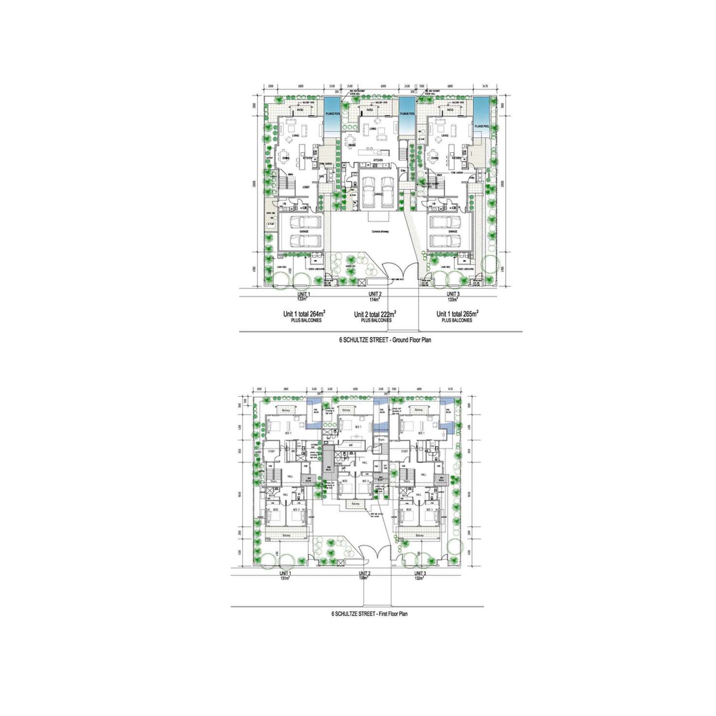 Floorplan of Homely townhouse listing, 1/6 schultze Street, Larrakeyah NT 820