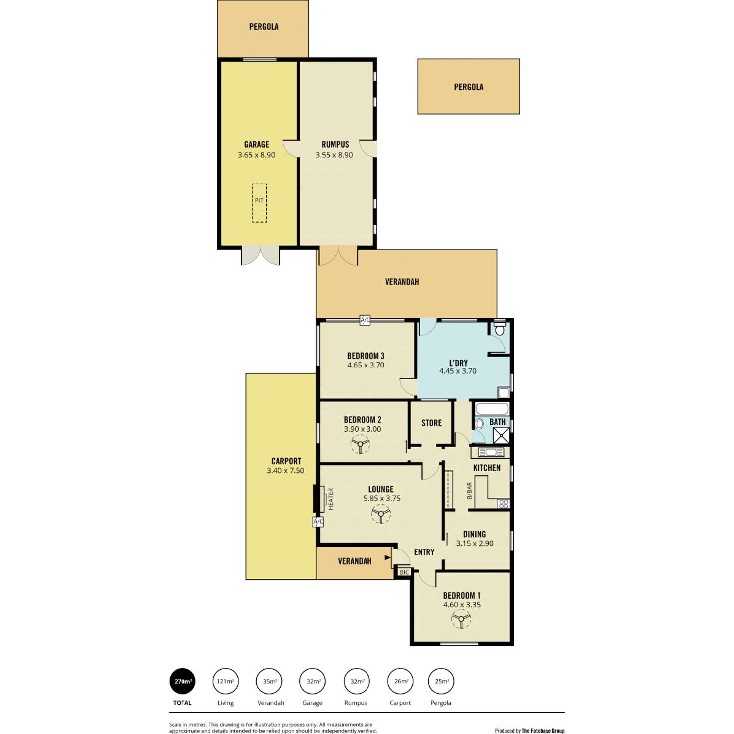 Floorplan of Homely house listing, 104 Hampstead Road, Broadview SA 5083